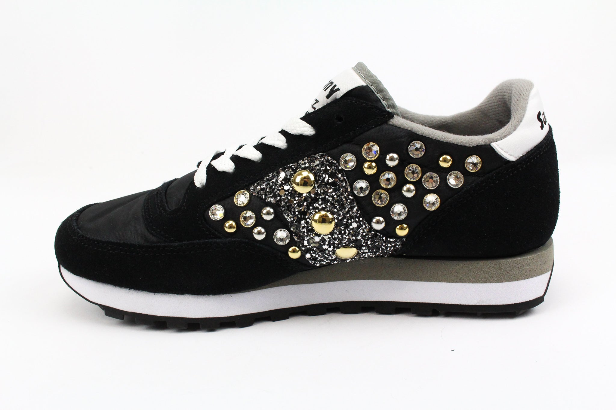 Saucony Jazz Black Silver Glitter & Strass
