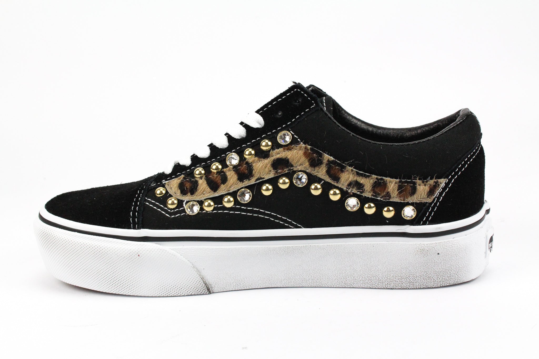 Vans Old Skool Platform Cavallino Maculato & Strass