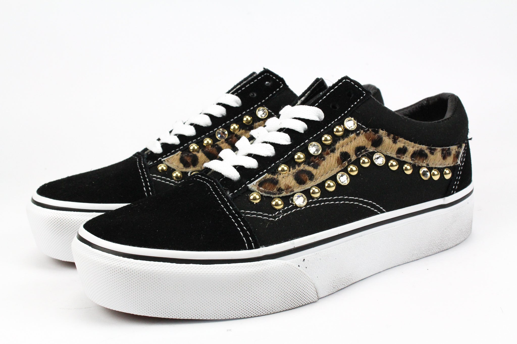 Vans Old Skool Platform Cavallino Maculato & Strass