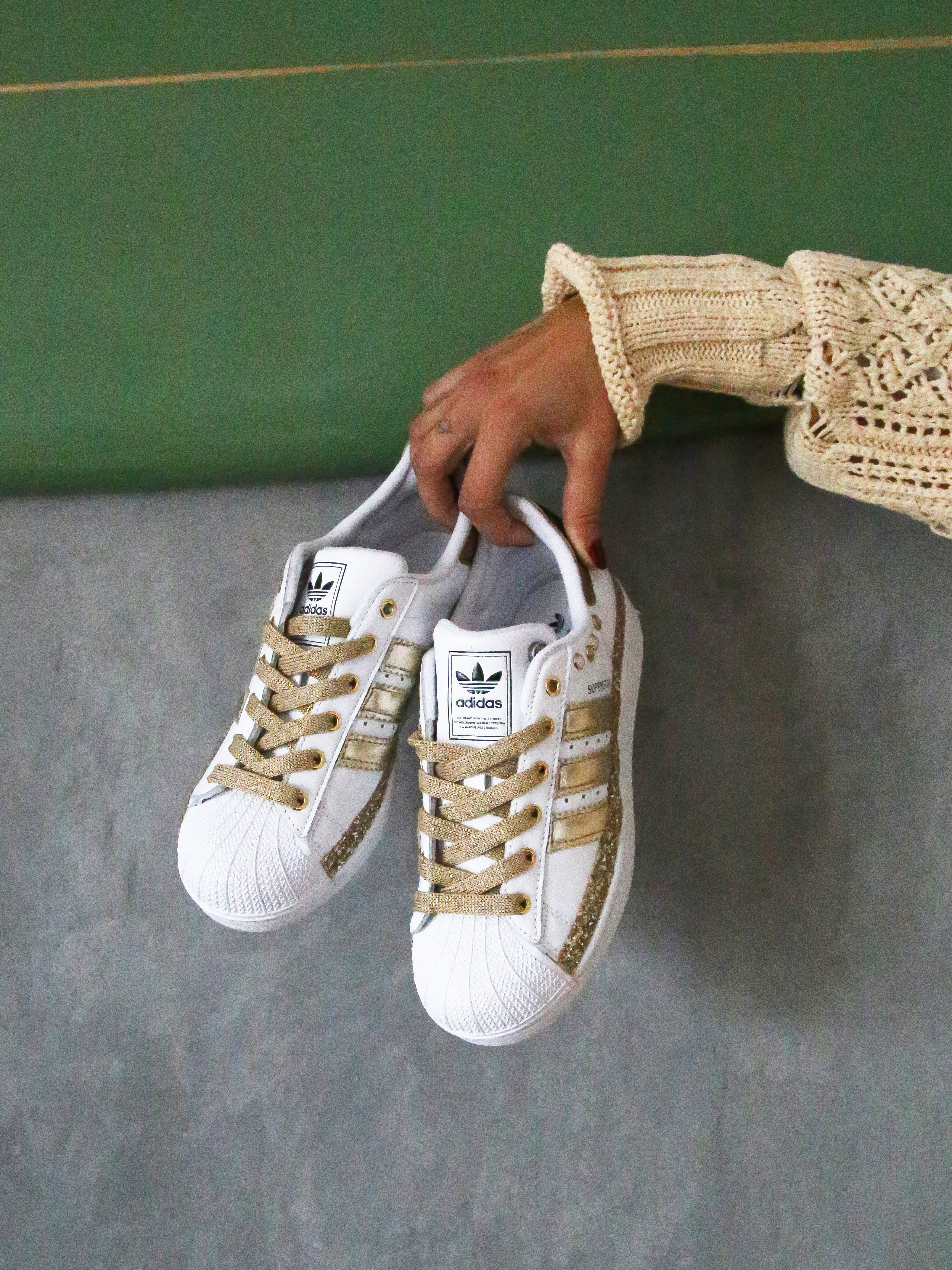 Adidas Superstar Pitone Bronzo & Perle
