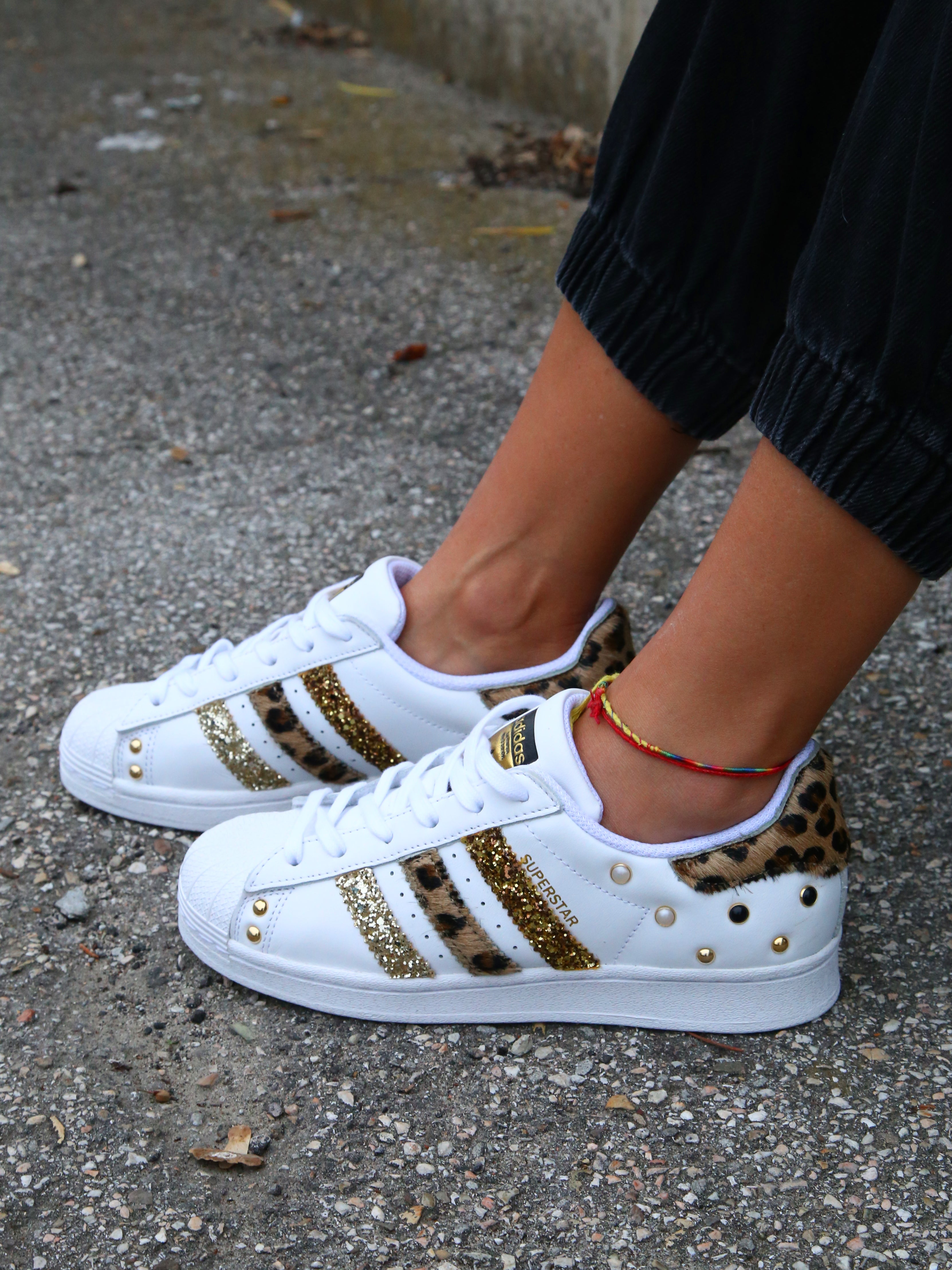 Adidas Superstar Maculate Glitter & Borchie