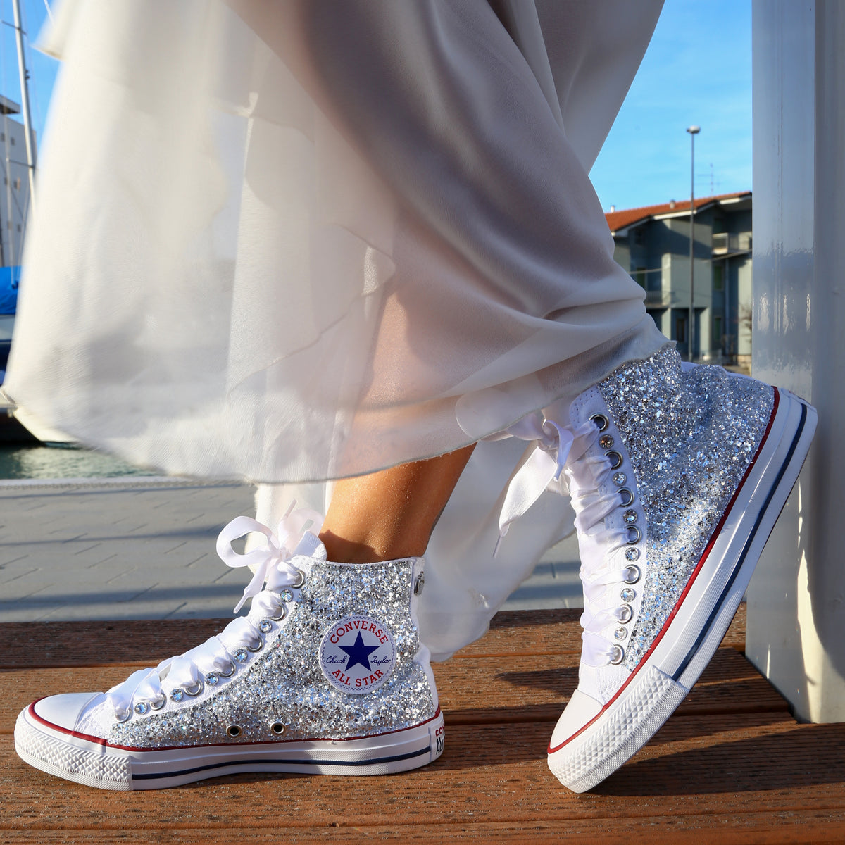 Scarpe Converse Converse Taylor Chuck Uomo Argento Converse All