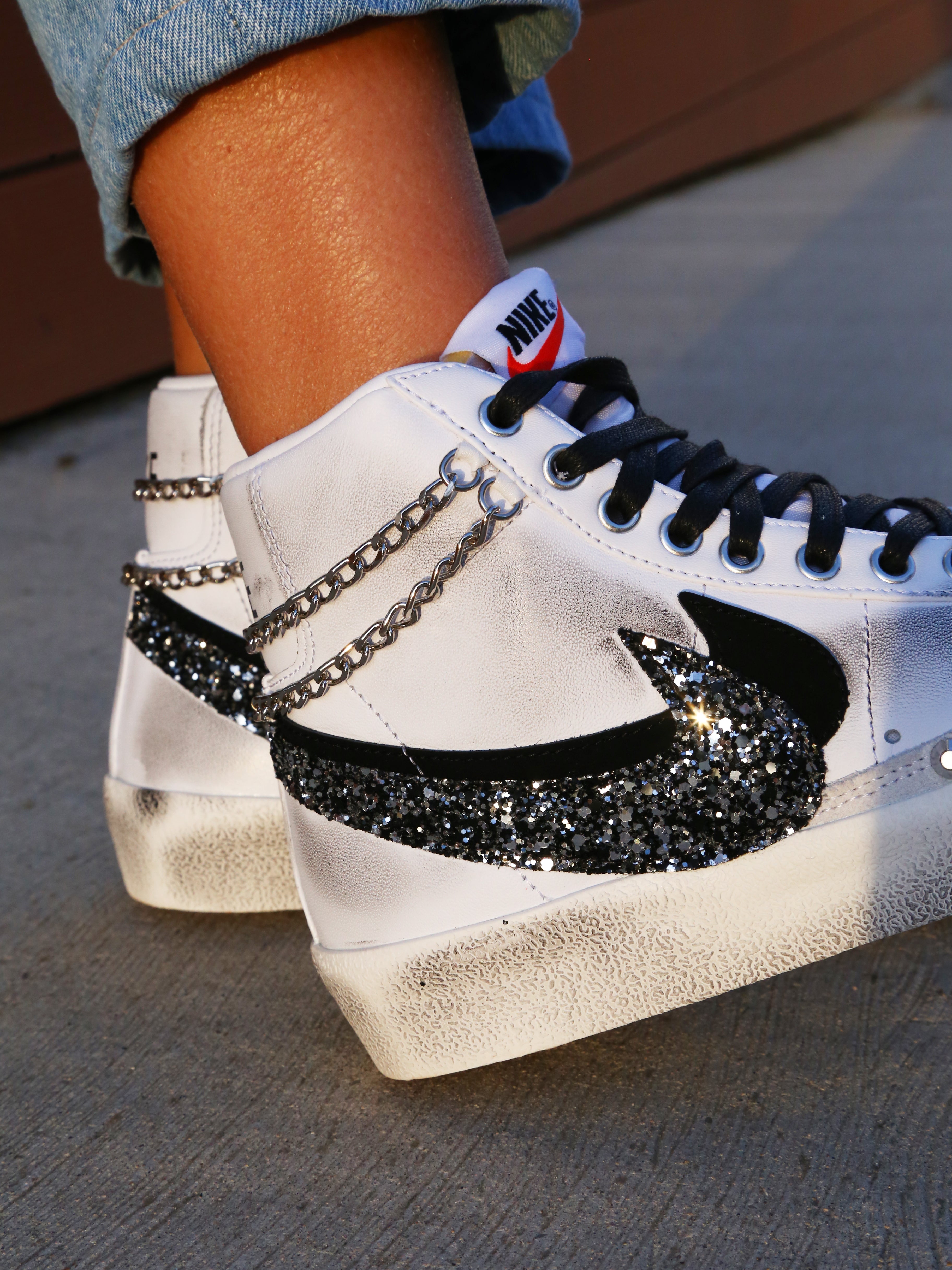 Nike Blazer Glitter Catena & Borchie