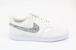 Nike Court Vision Low Silver Glitter