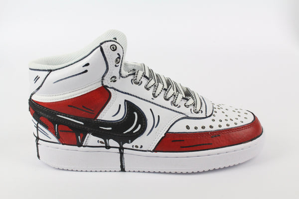 Nike Court Vision MID Cartoons Red &amp; Slime