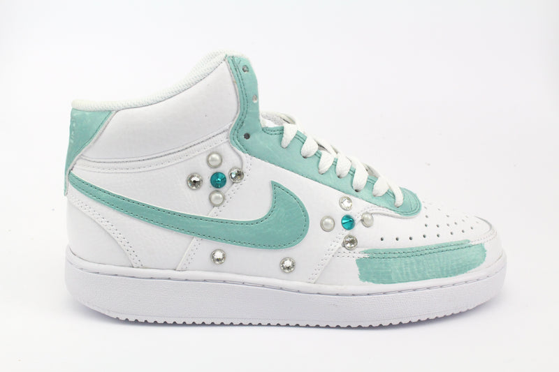 Nike Court Vision MID Tiffany Vernice Strass & Perle