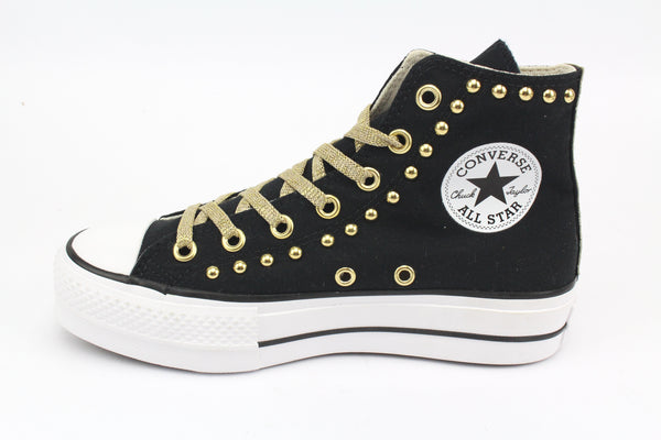 Converse All Star Platform Spotted &amp; Studs