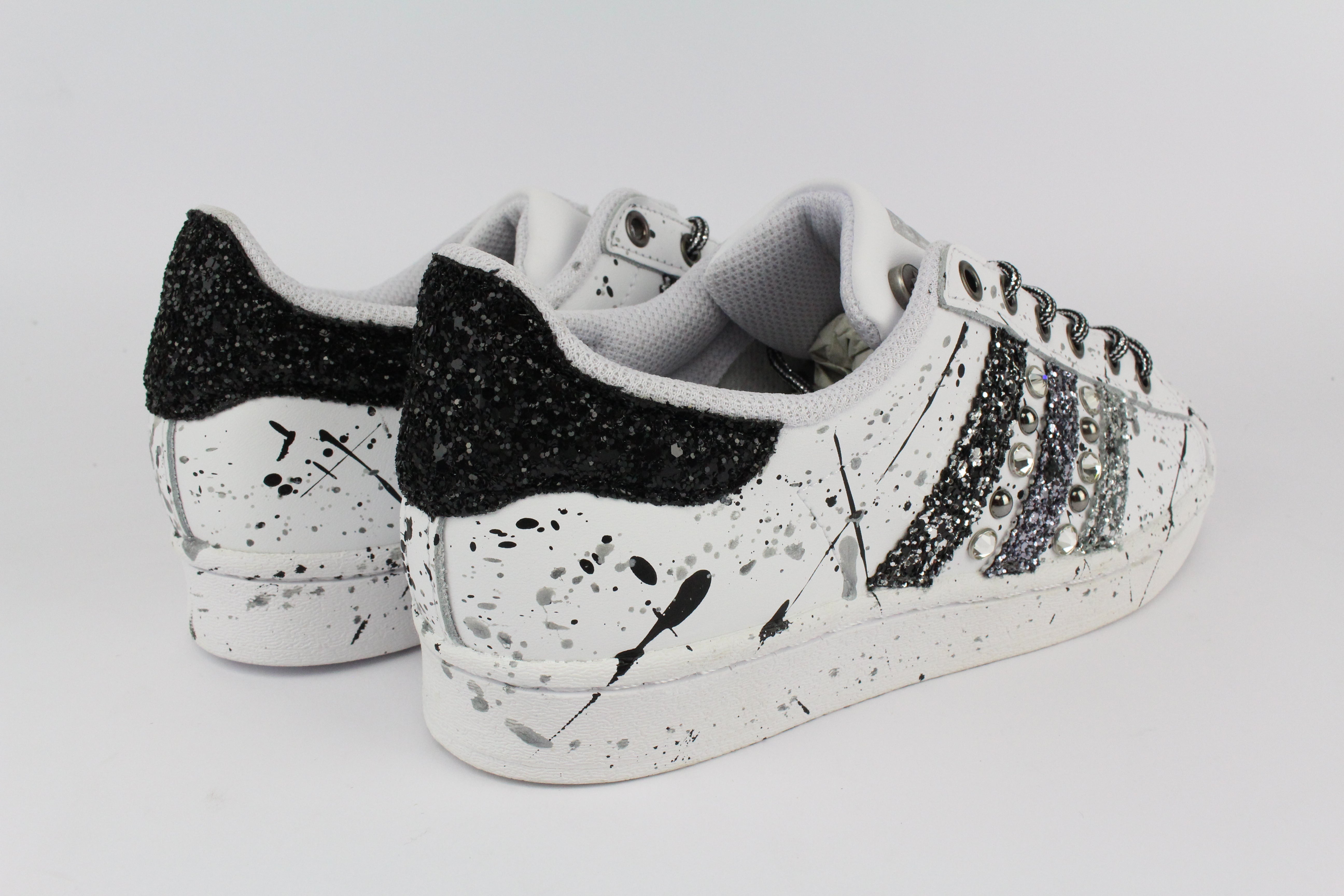 Adidas Superstar Glitter Borchie Strass & Vernice