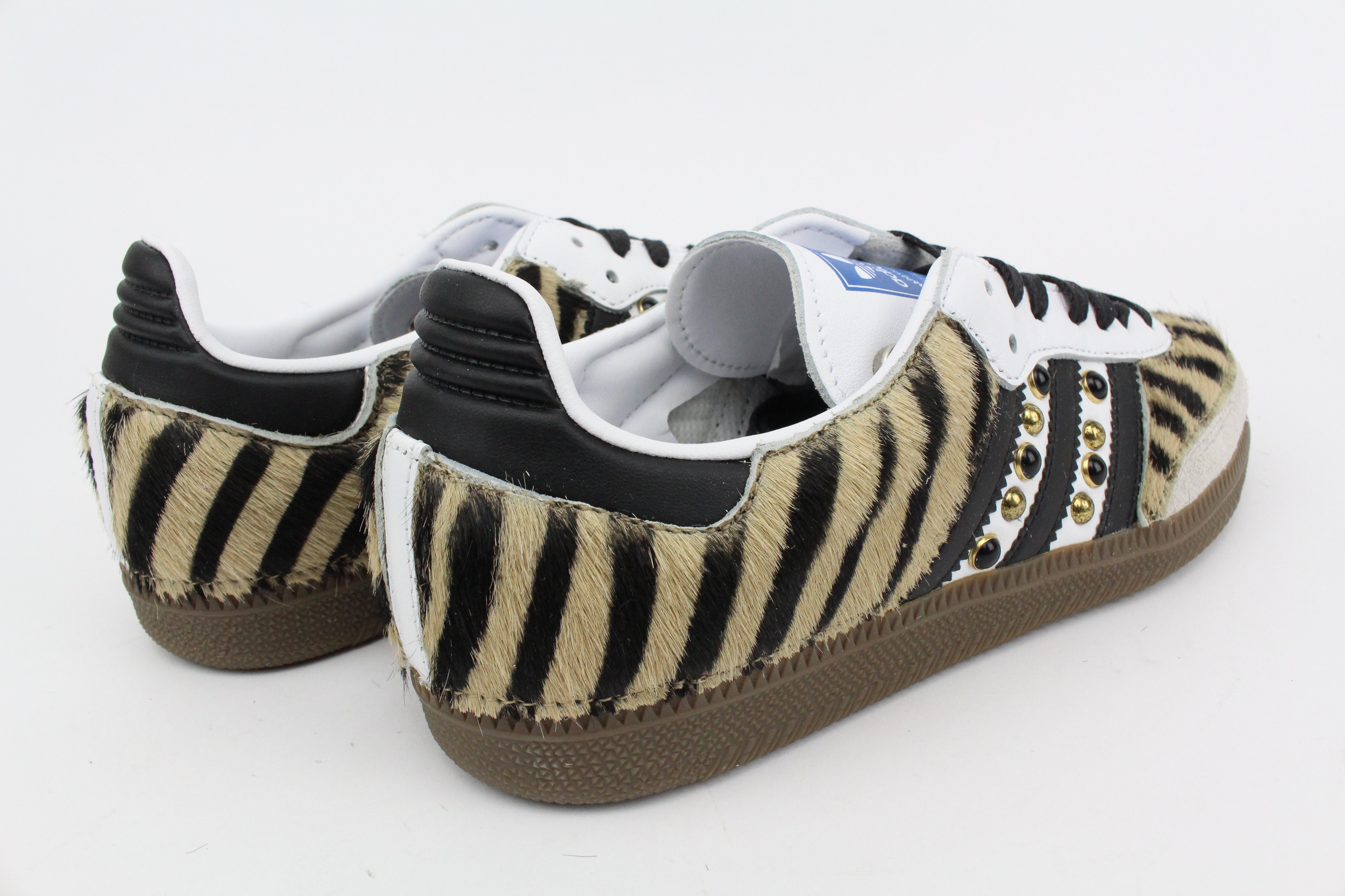 Adidas Original SAMBA Total Zebrate & Perle Nere