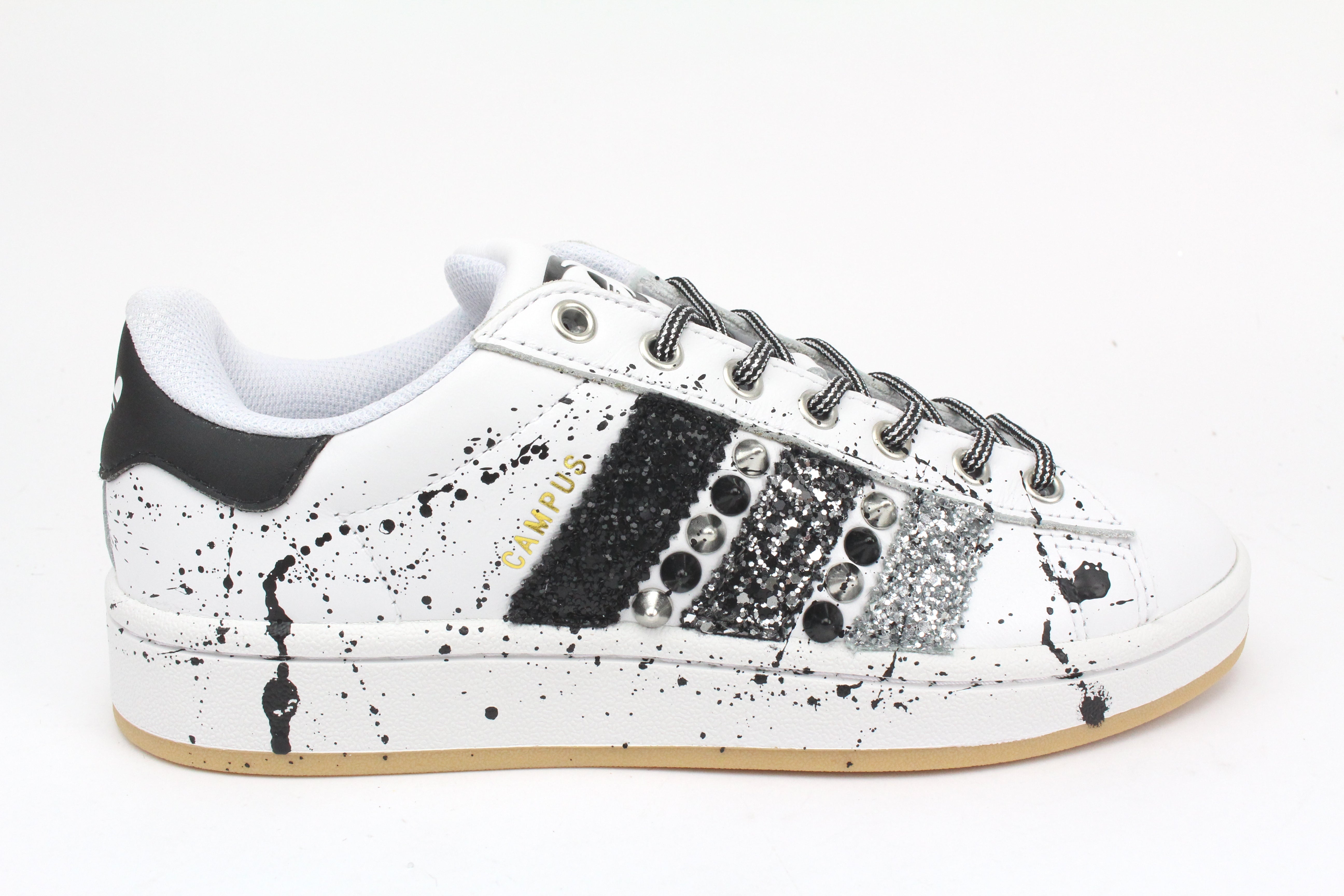 Adidas Campus Glitter Borchie & Vernice