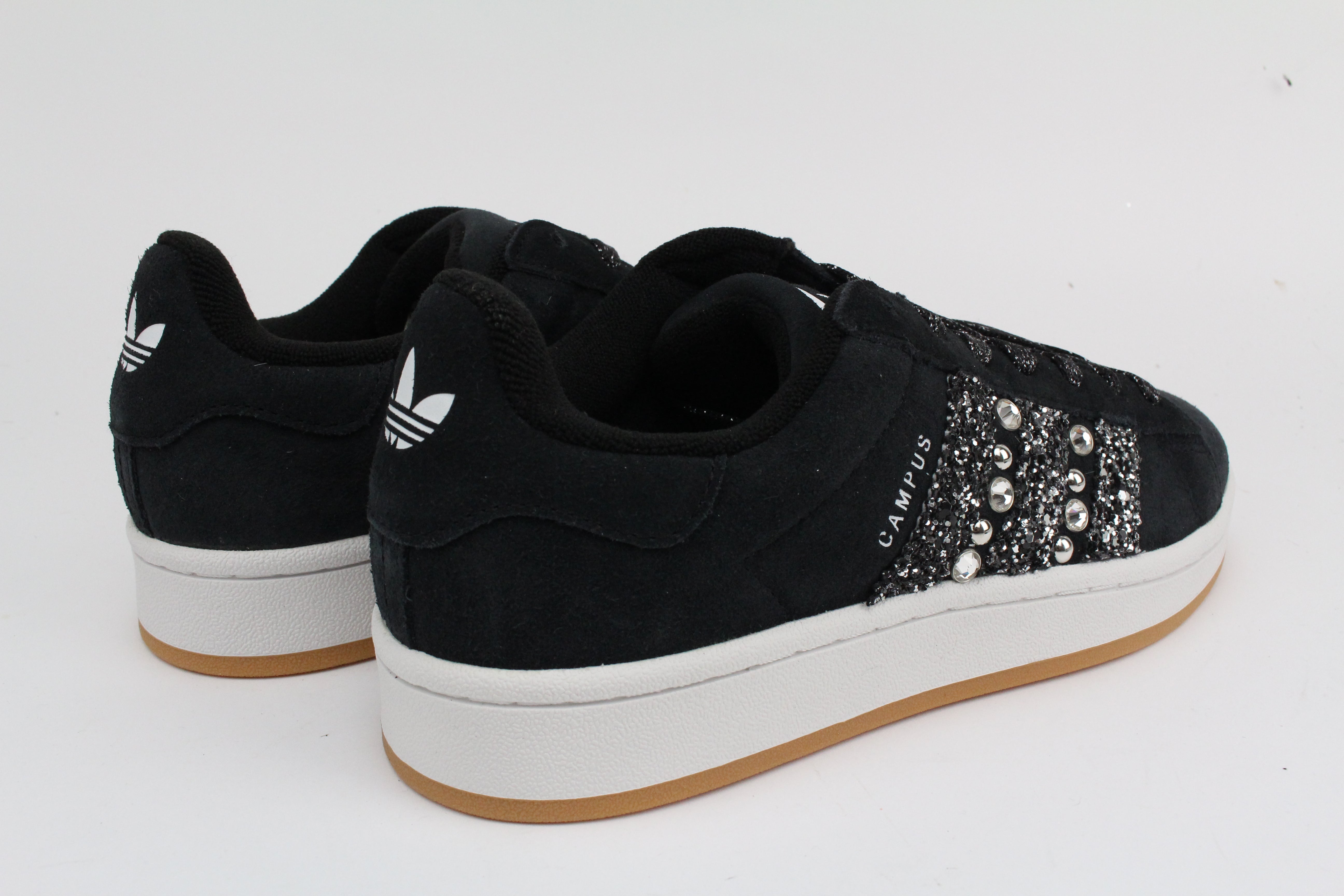 Adidas Campus Black Glitter & Strass