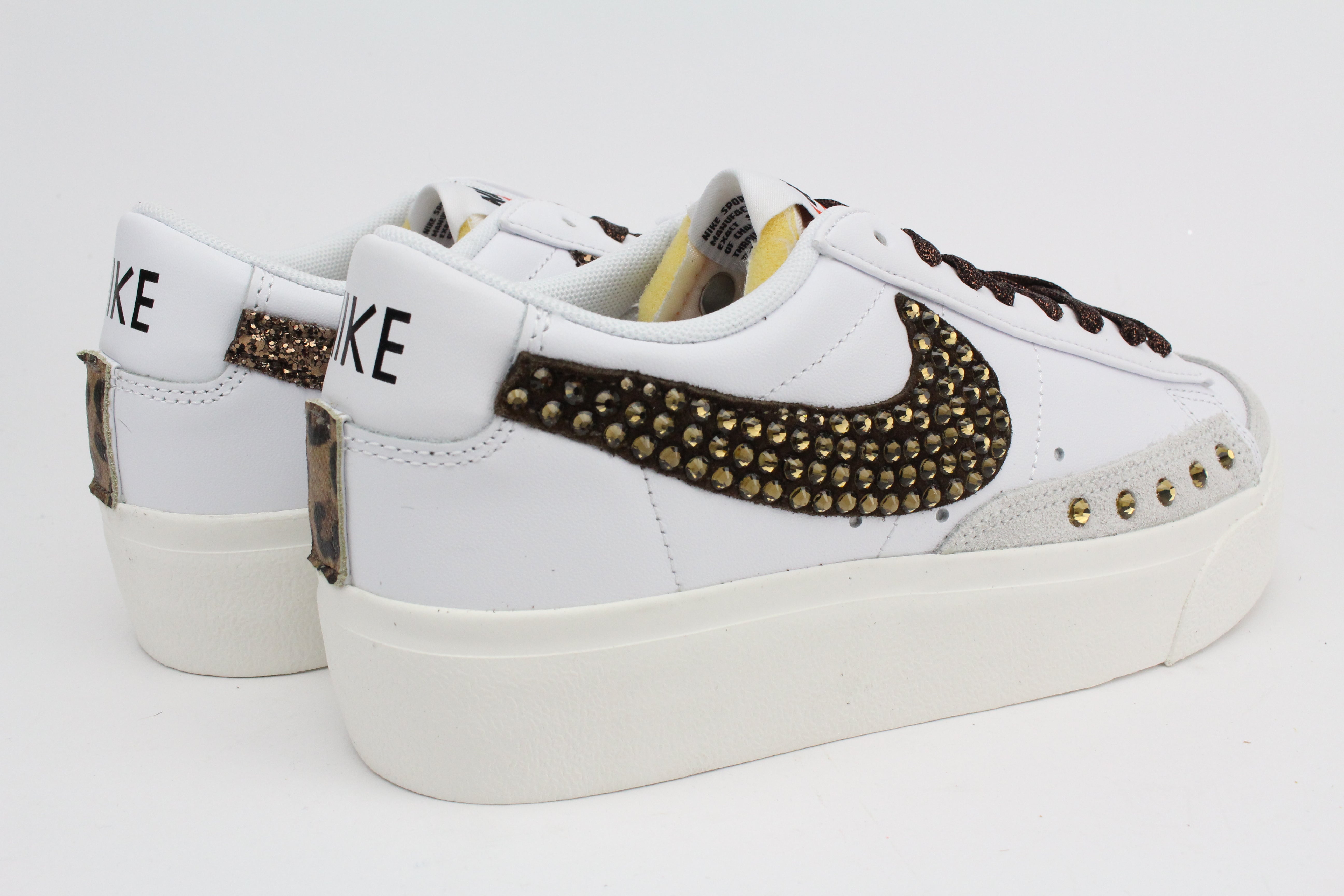 Nike Blazer Platform Total Strass Brown