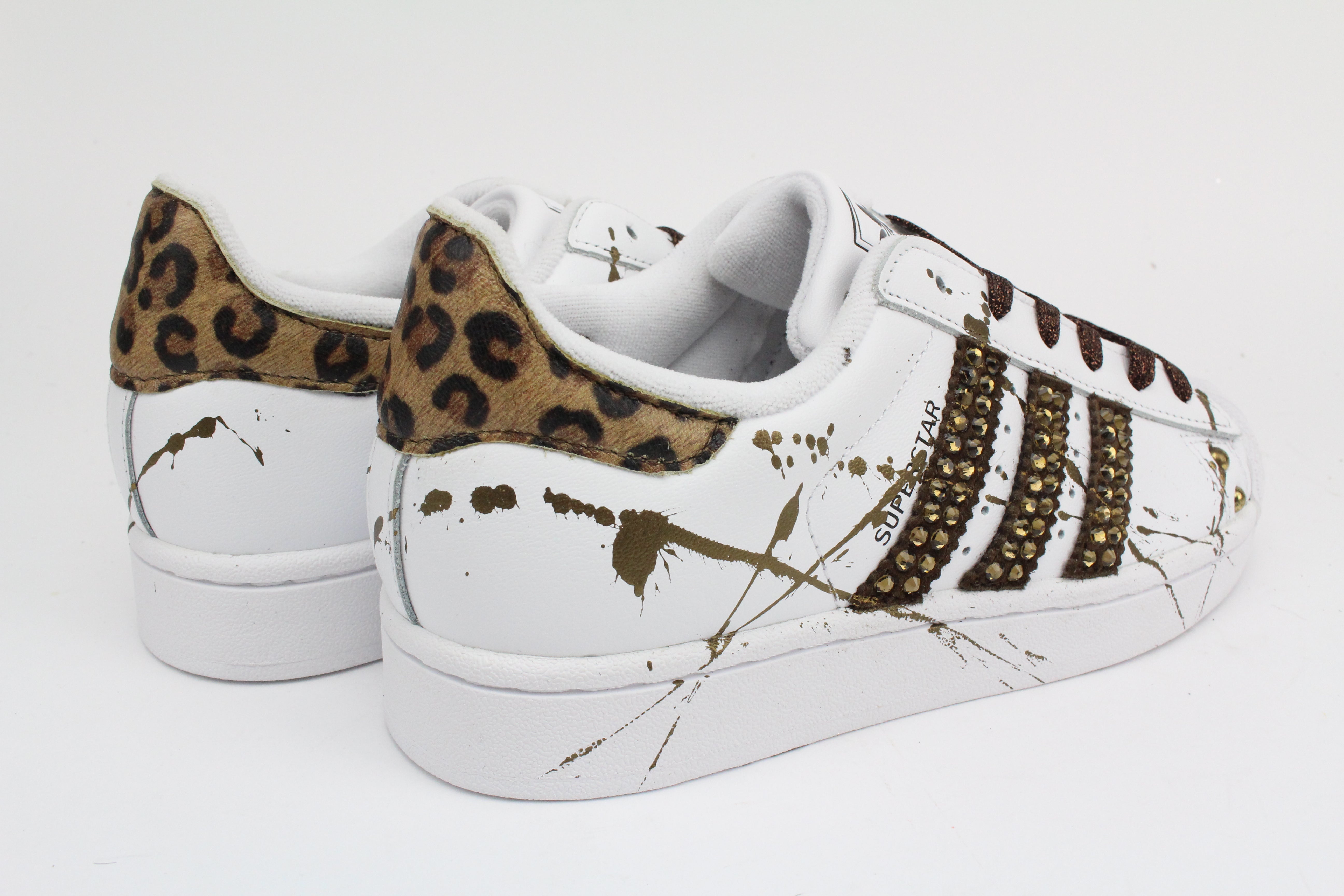 Adidas Superstar Strass Avorio & Vernice