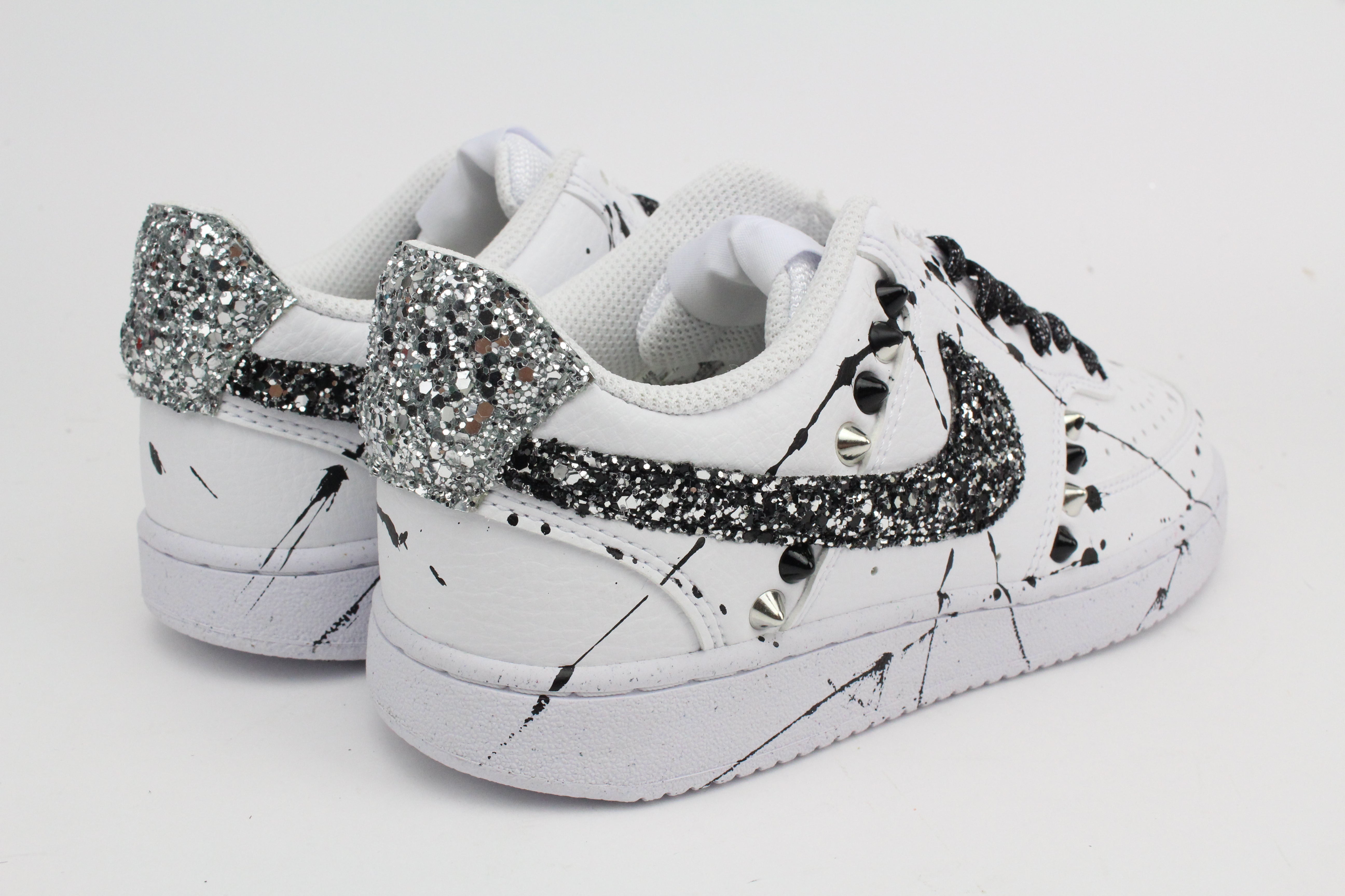 Nike Court Vision Low Colours Borchie & Glitter