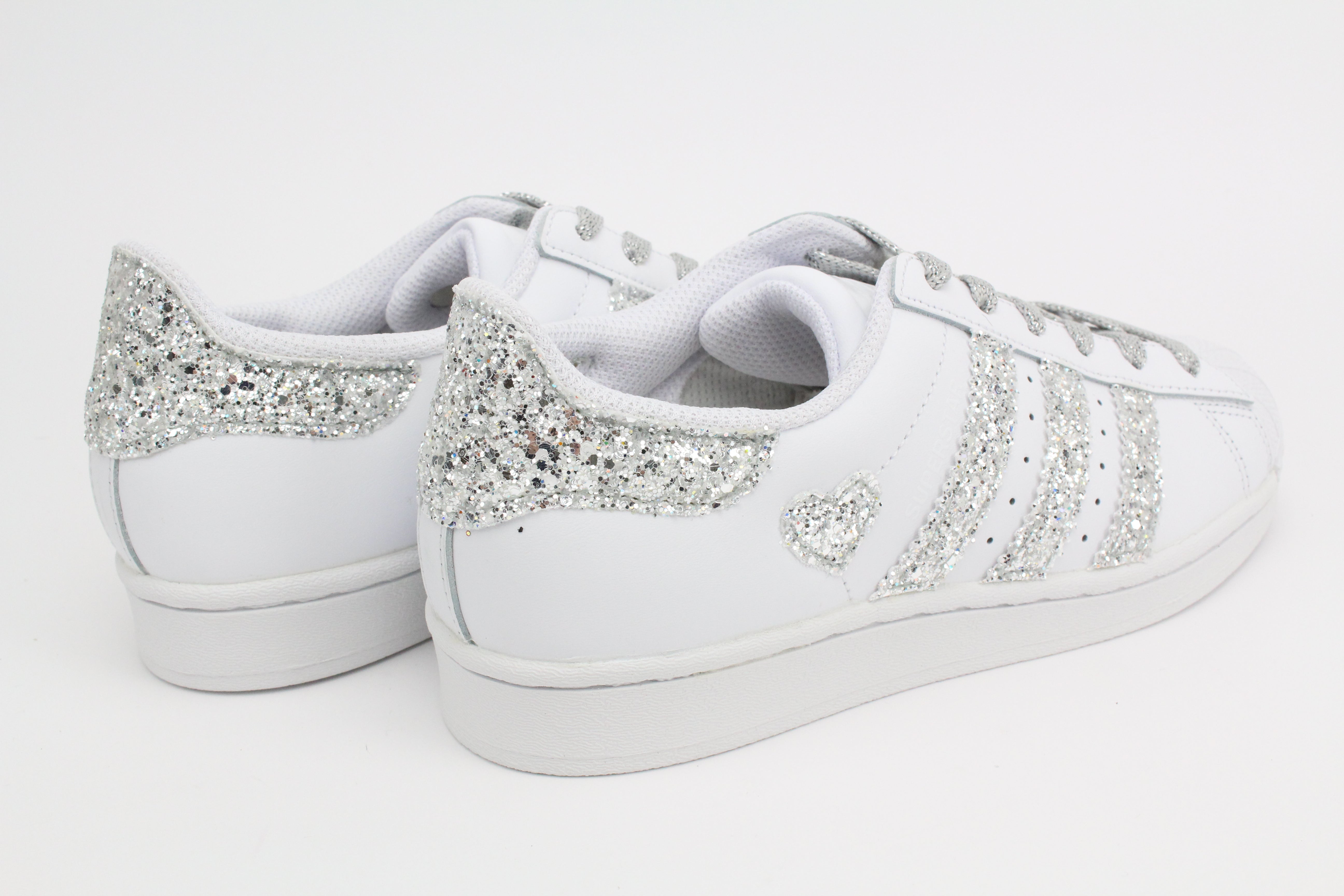 Adidas Superstar Glitter New Silver