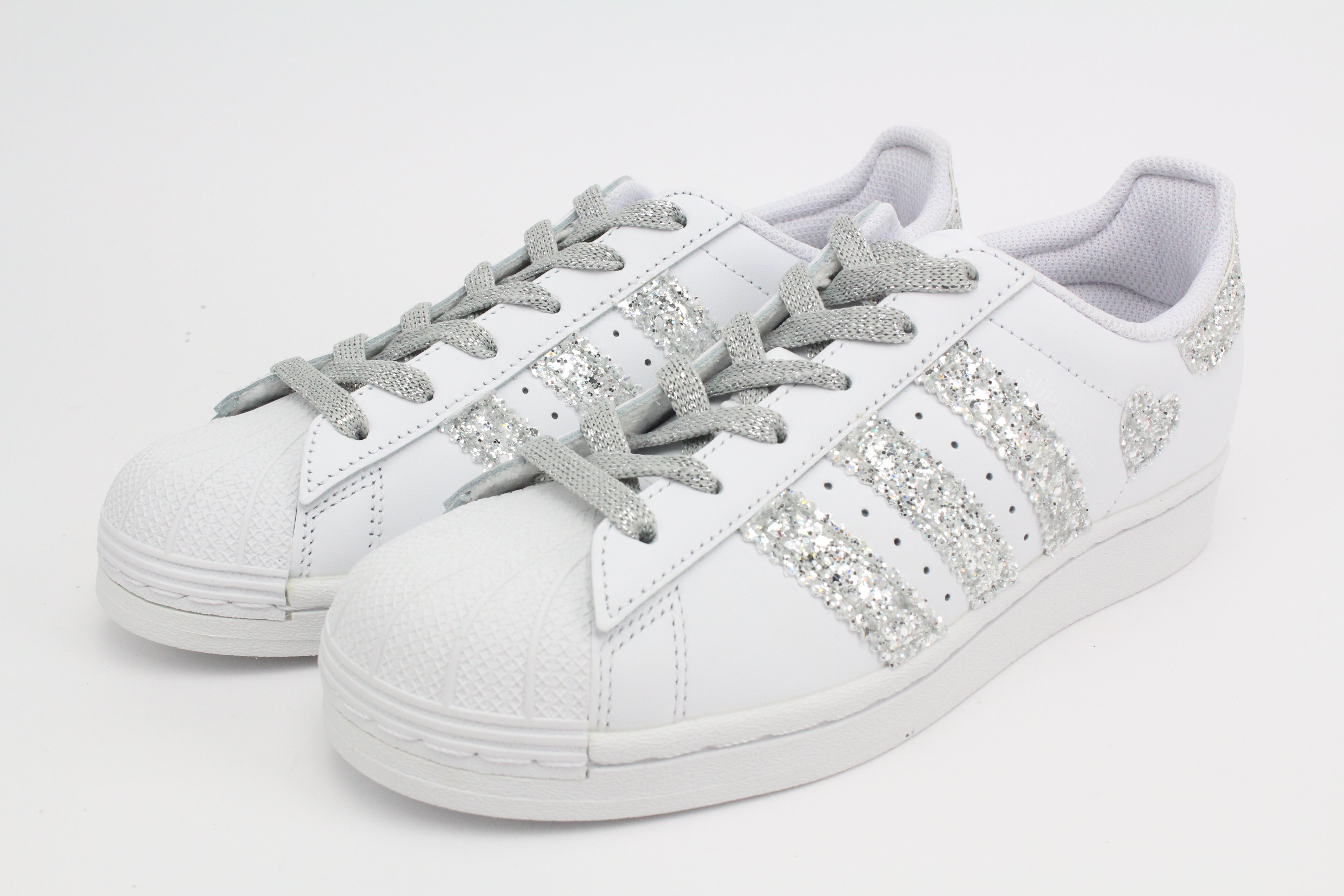 Adidas Superstar Glitter New Silver