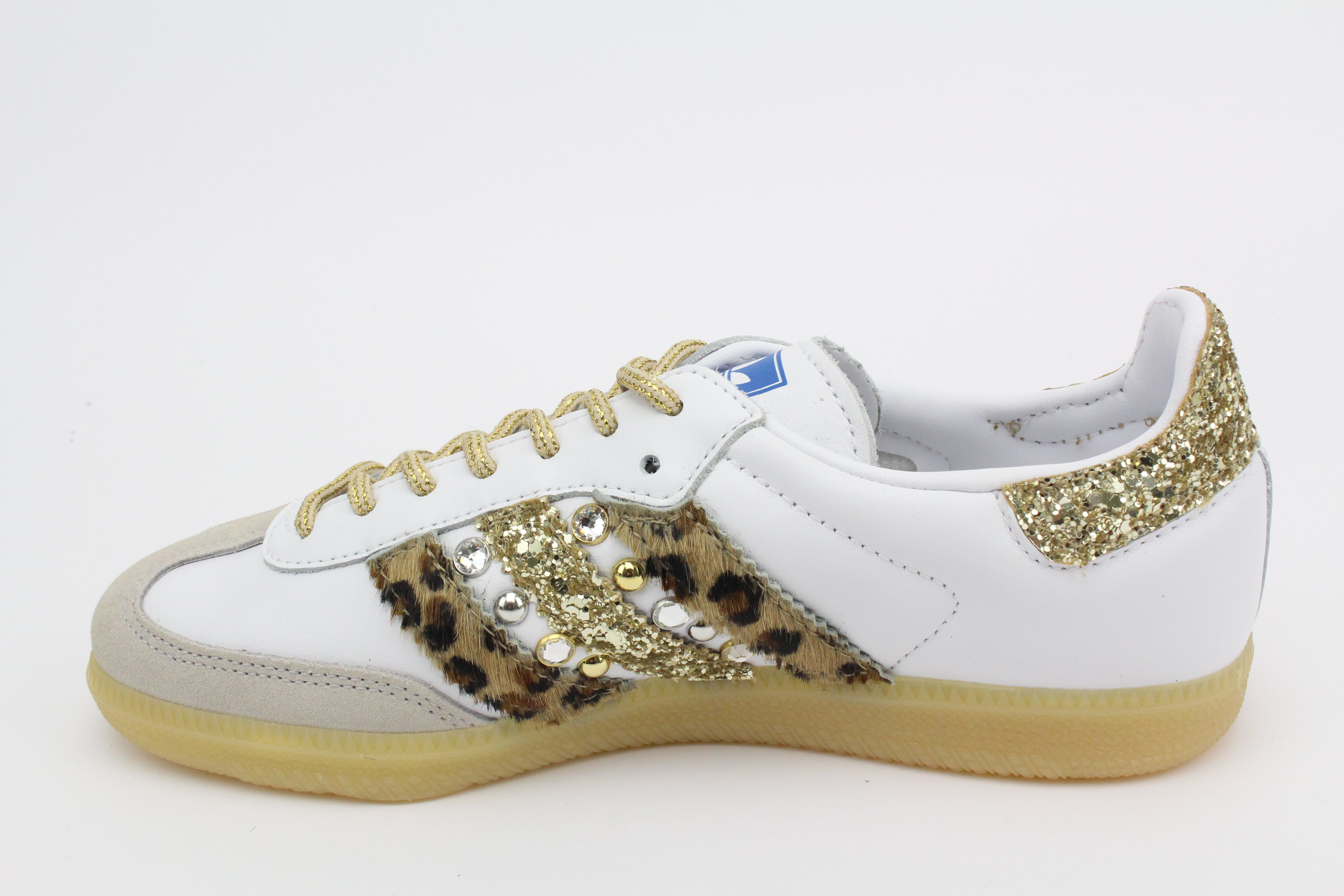 Adidas Original SAMBA Bande Glitter maculato e Cuore