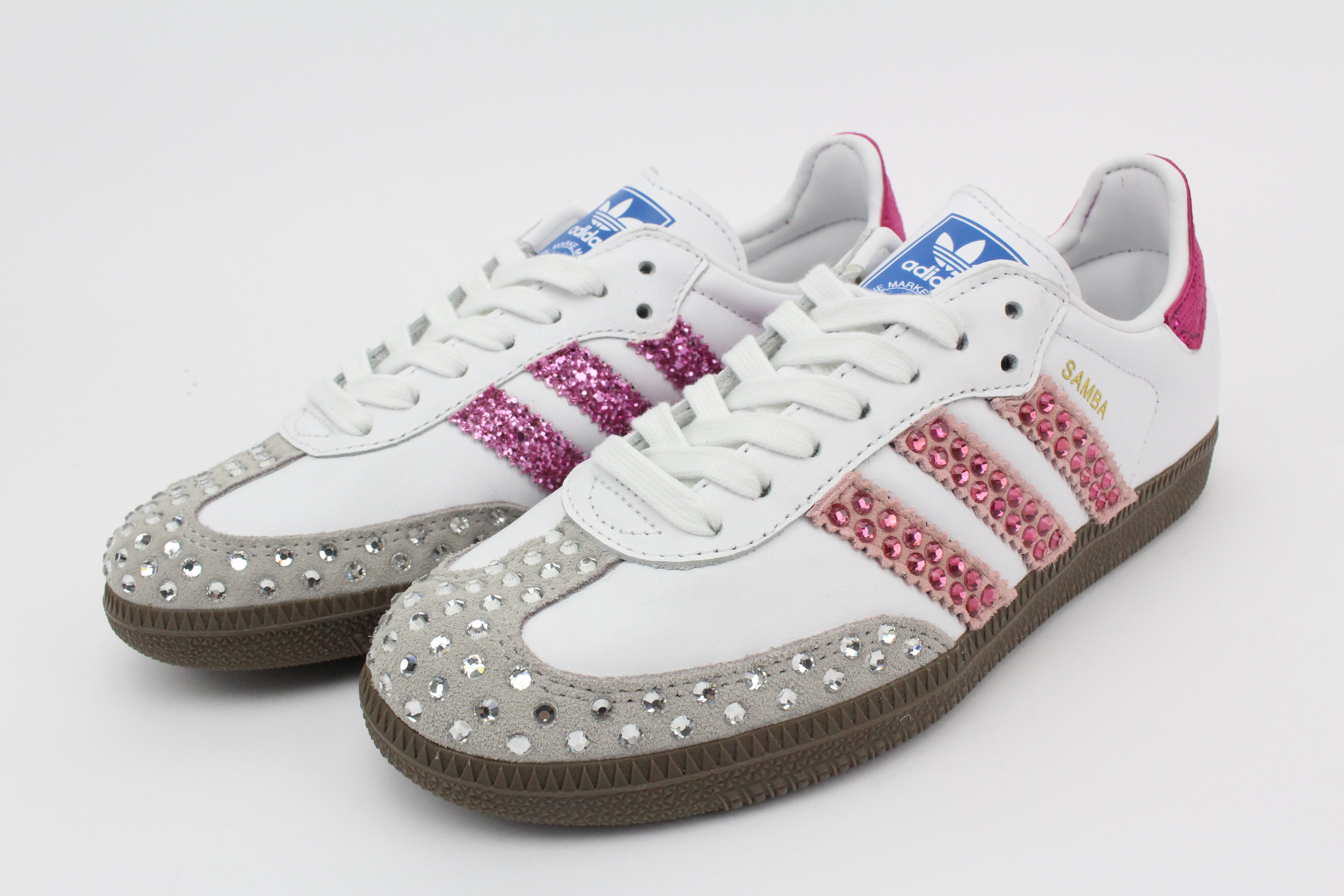 Adidas Original SAMBA Glitter & Strass Termo Fuxia