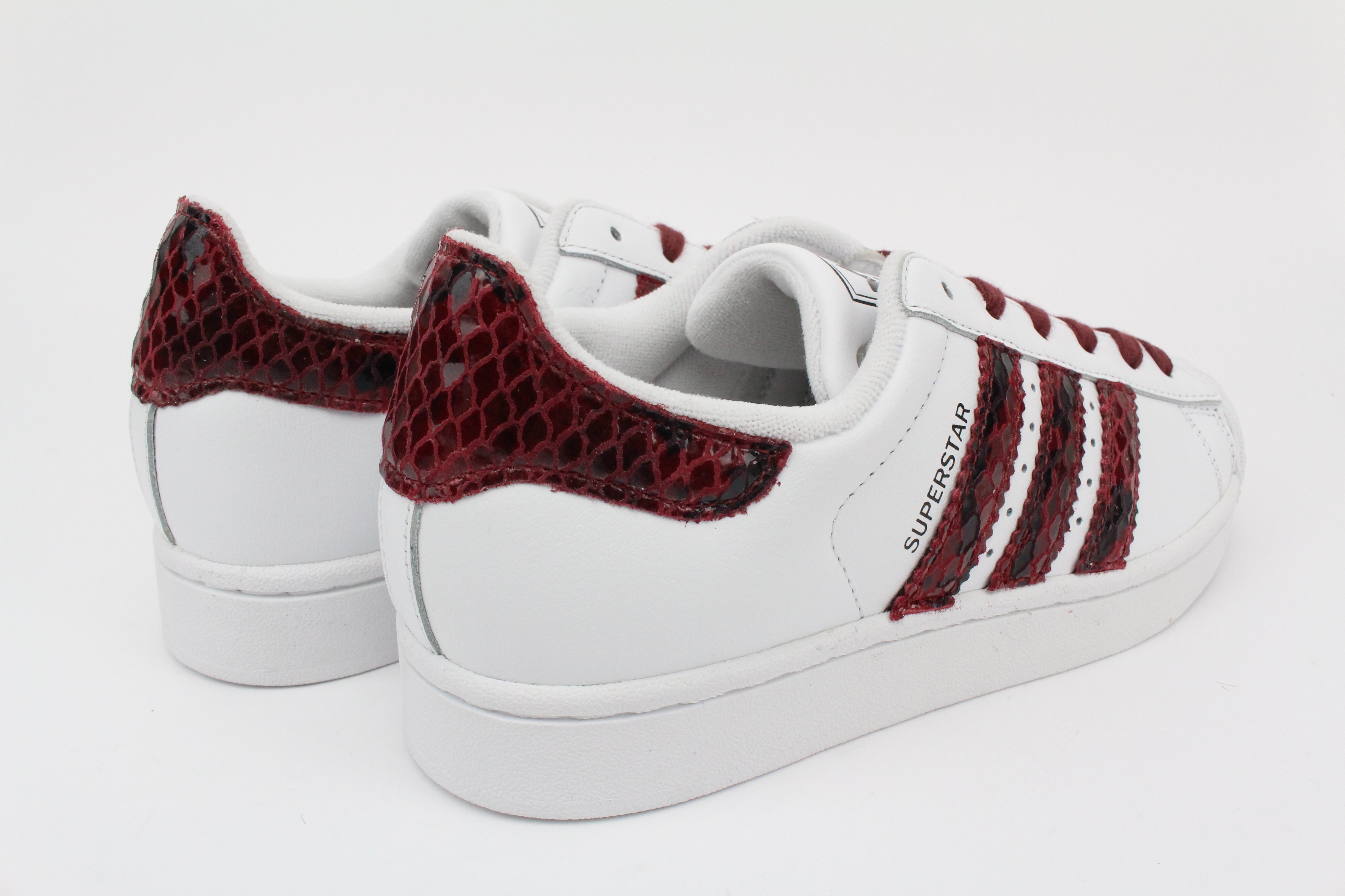 Adidas Superstar Pitone Bordeaux