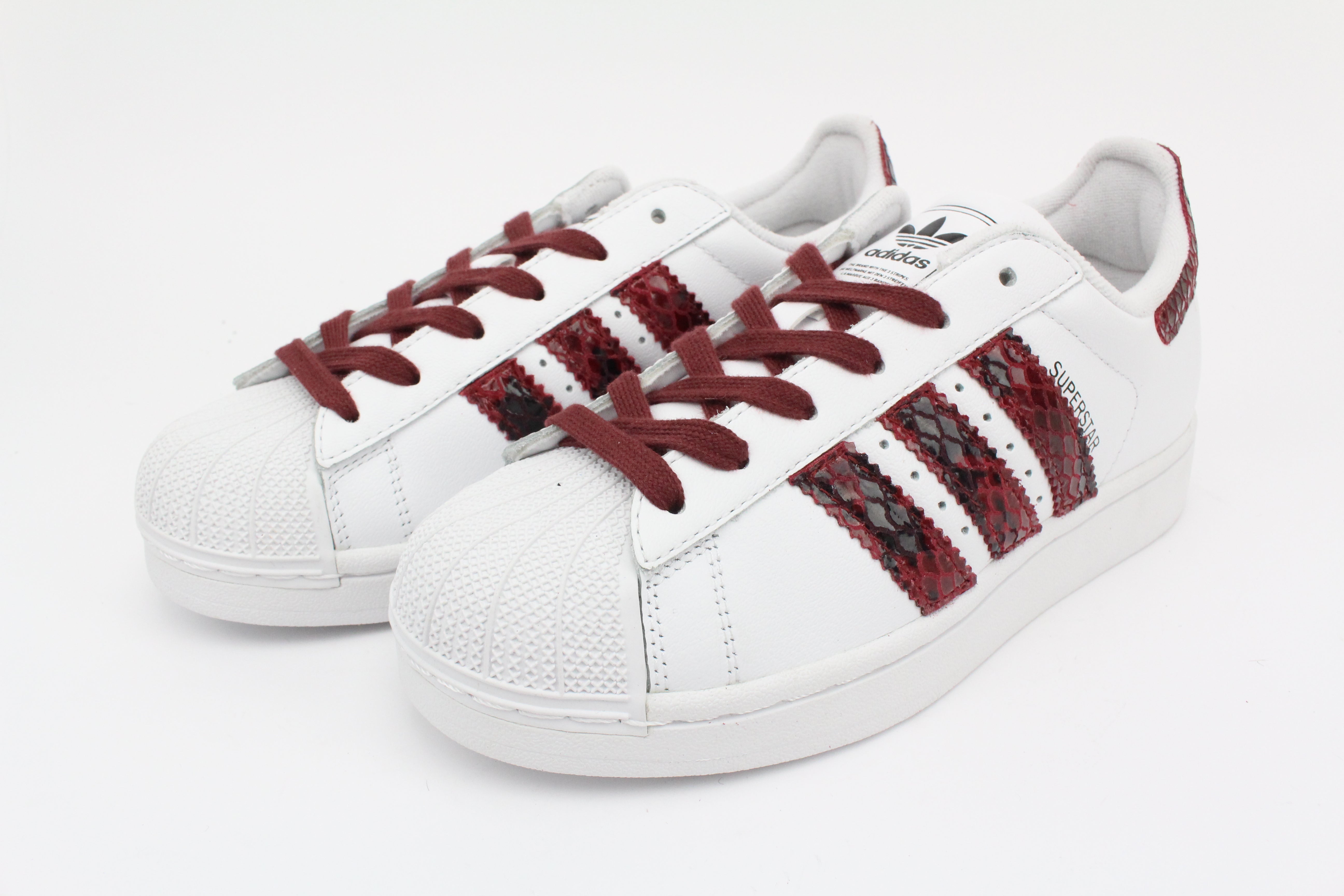 Adidas Superstar Pitone Bordeaux