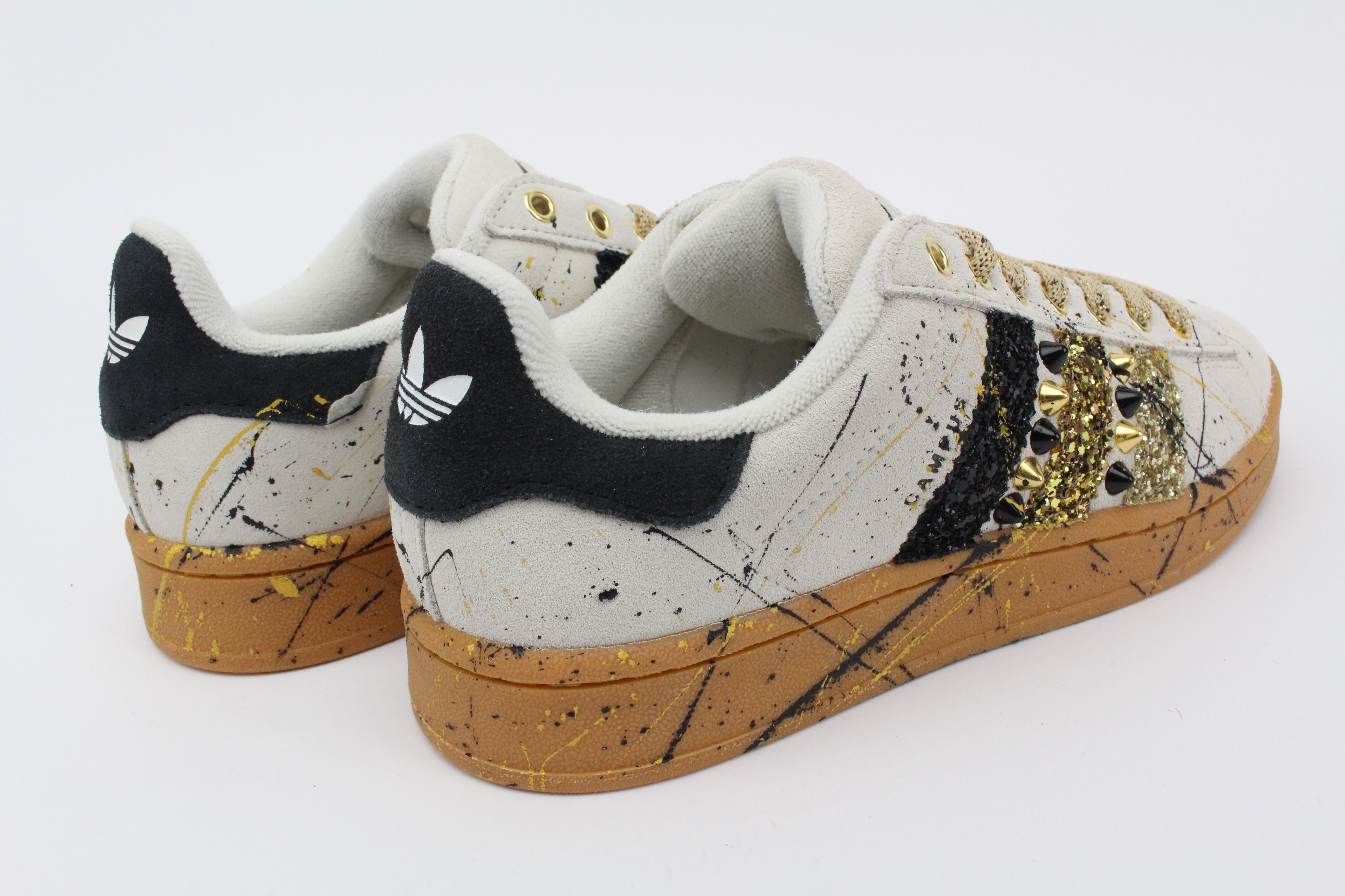 Adidas Campus Glitter Borchie & Vernice