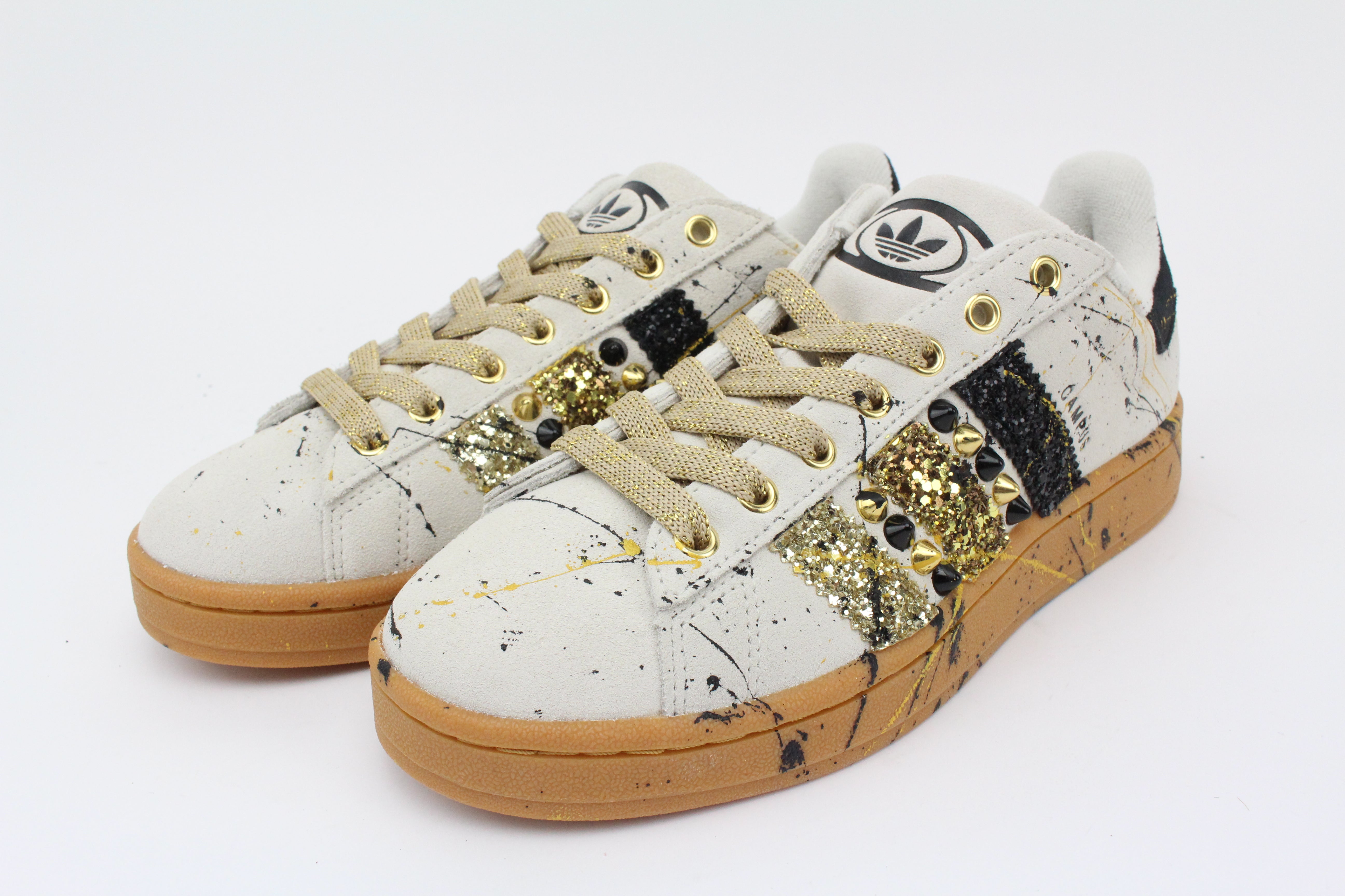 Adidas Campus Glitter Borchie & Vernice