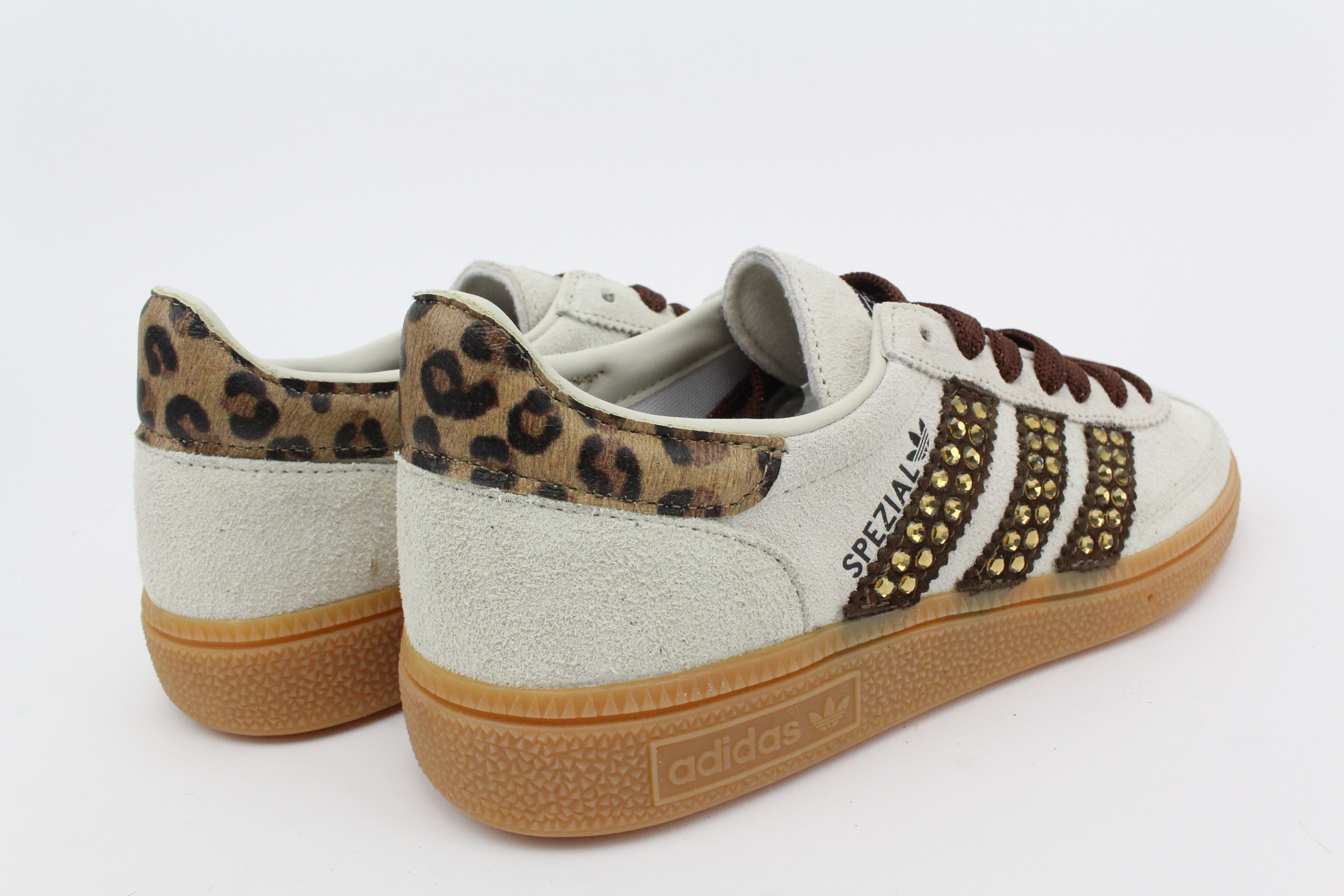 Adidas Original SPEZIAL ALUMIN/CBLACK Bande Strass Termo Brown