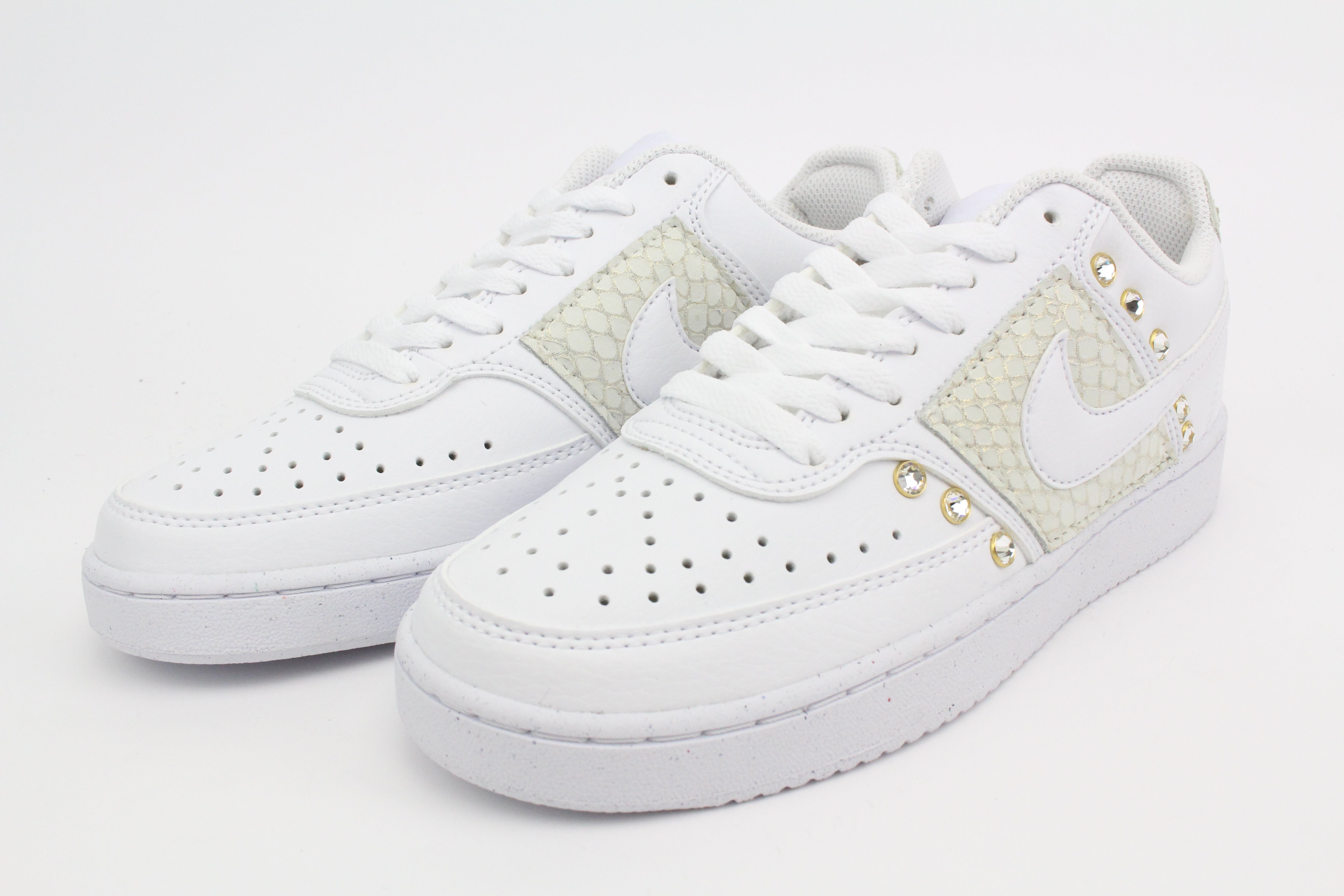 Nike Court Vision Pitone & Strass