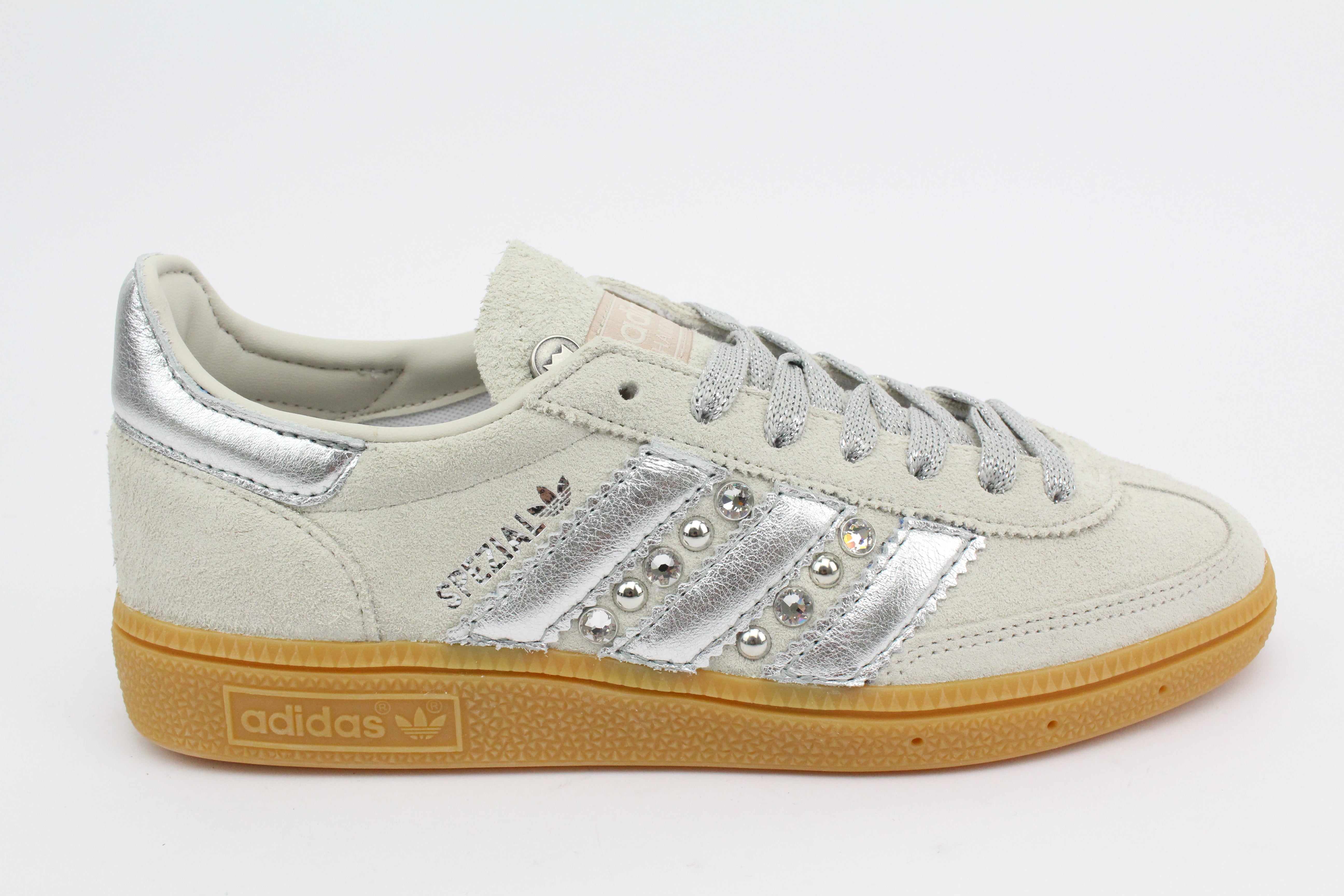 Adidas Original SPEZIAL ORBGRY/WONQUA Laminato Borchie & Strass