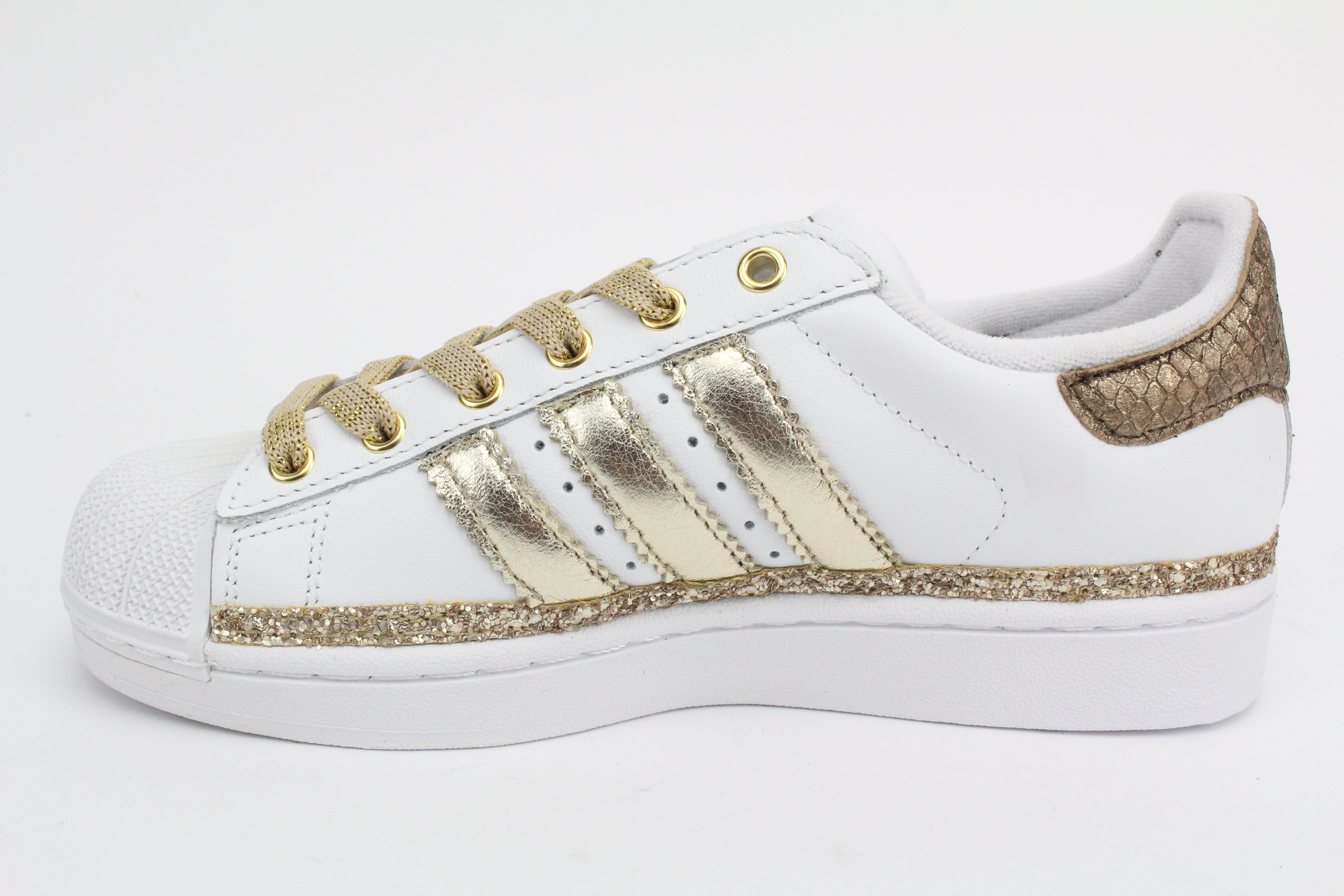 Adidas Superstar Pitone Bronzo & Perle