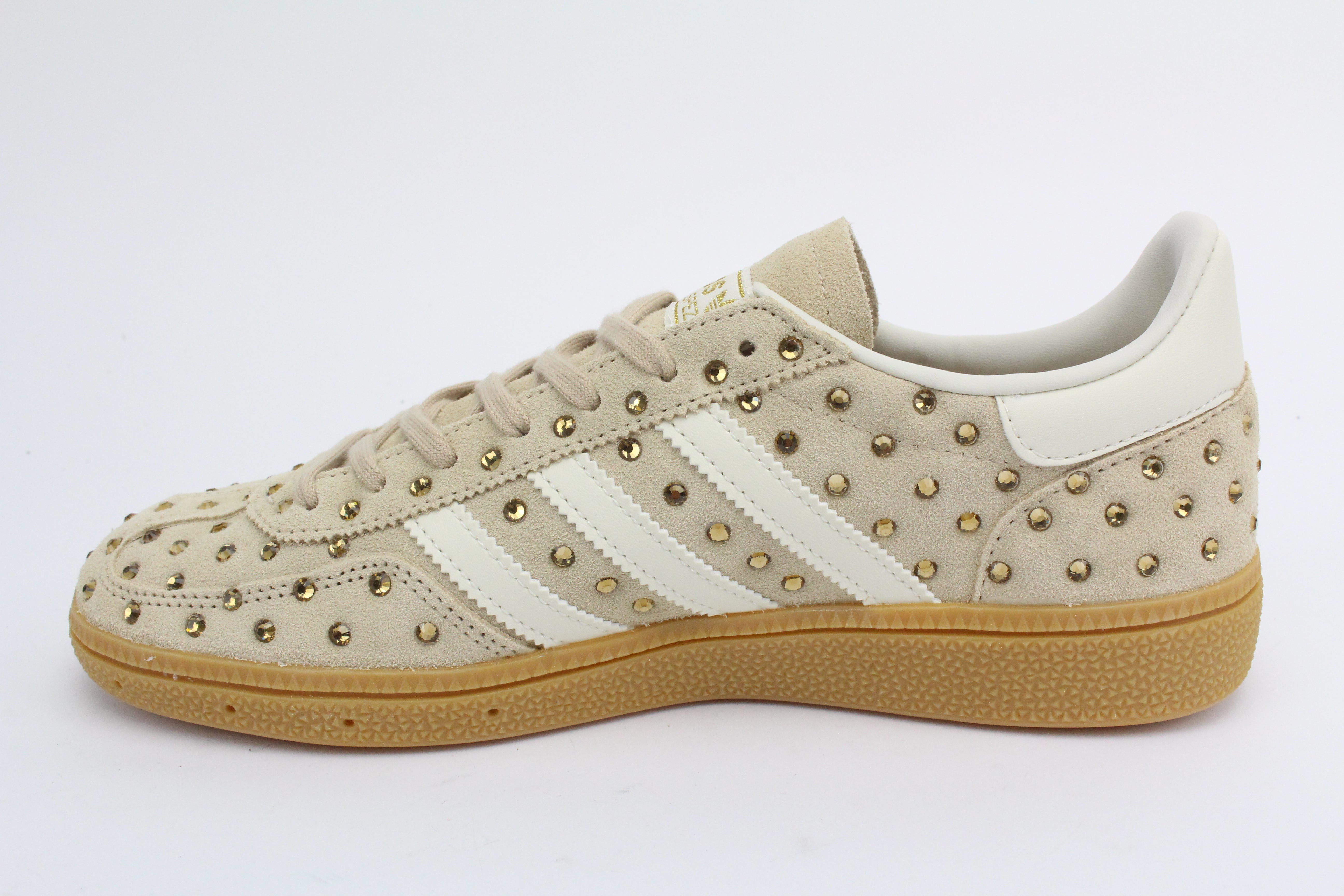 Adidas Original SPEZIAL MAGBEI/OWHITE Total Strass Termo e laccio oro