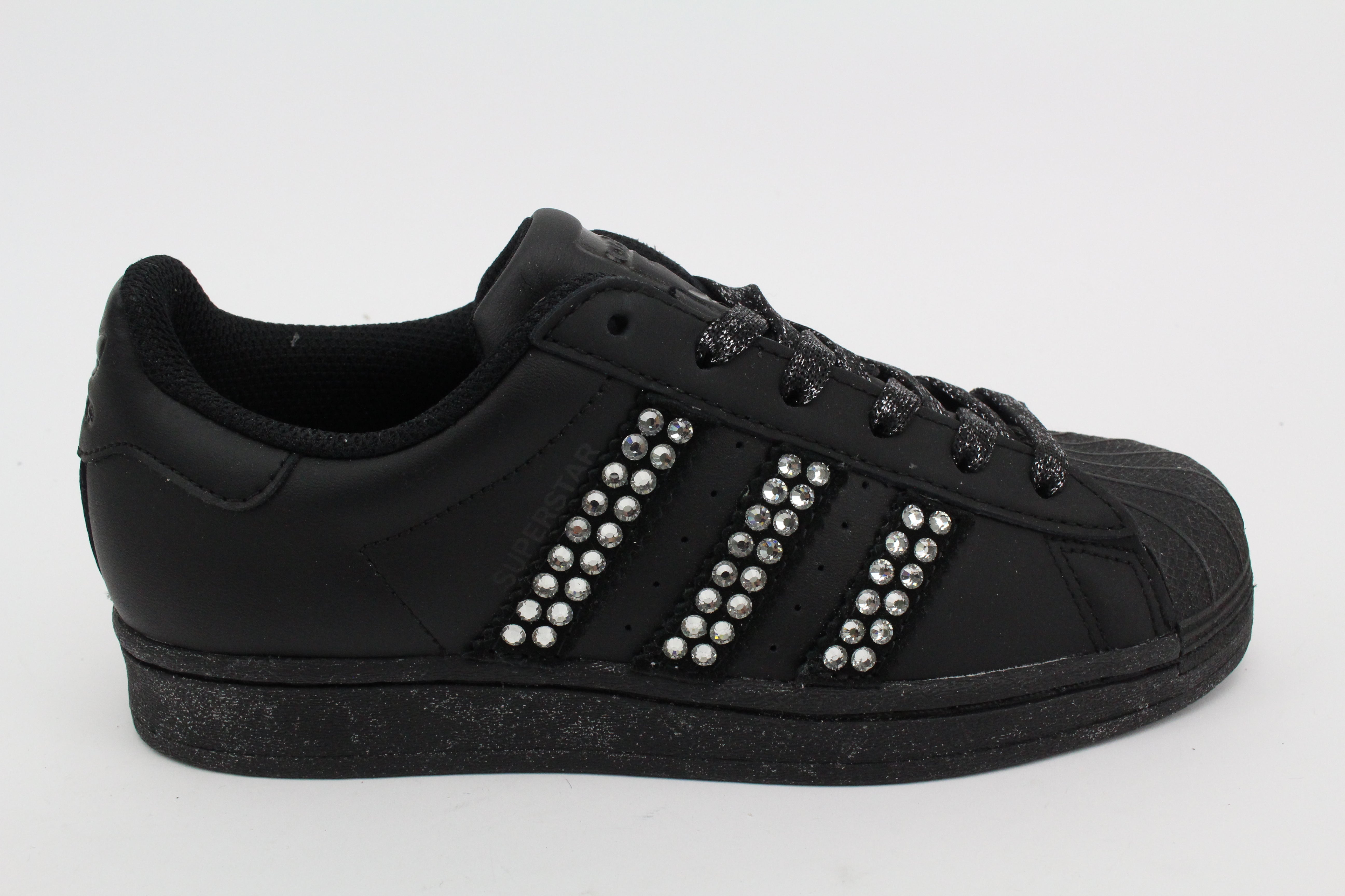Adidas Superstar Black Strass Termo
