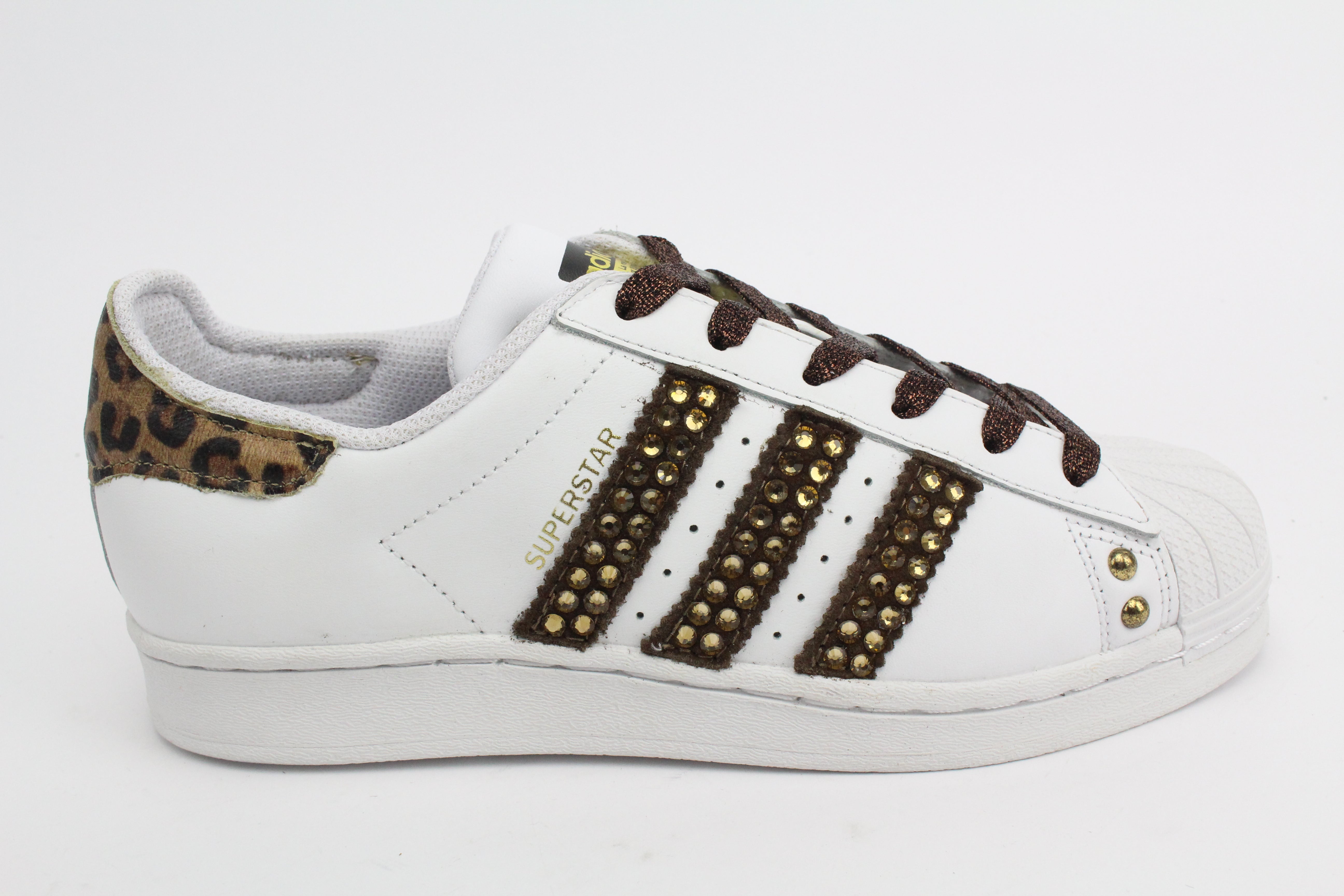 Adidas Superstar Strass Brown & Maculato
