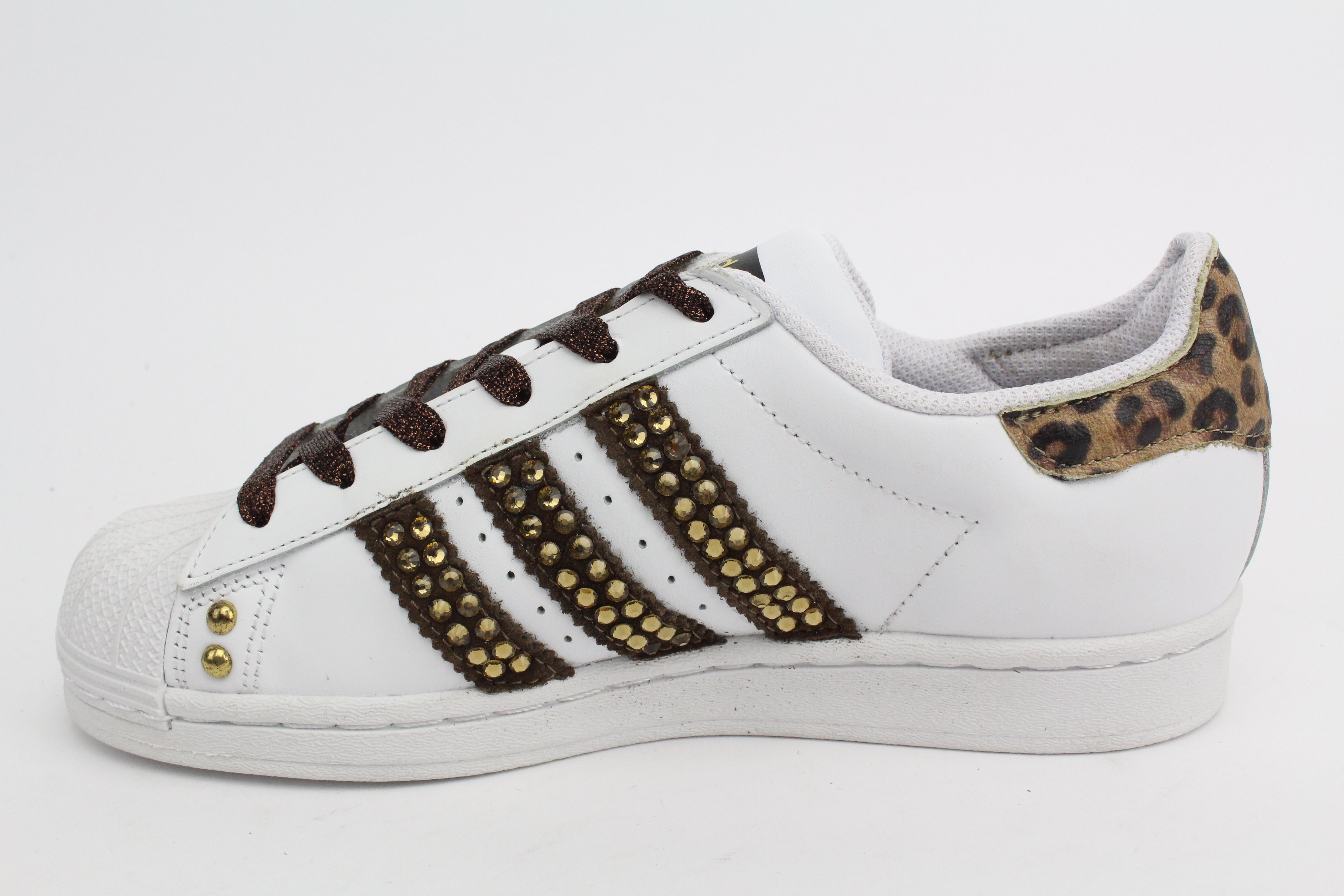 Adidas Superstar Strass Brown & Maculato