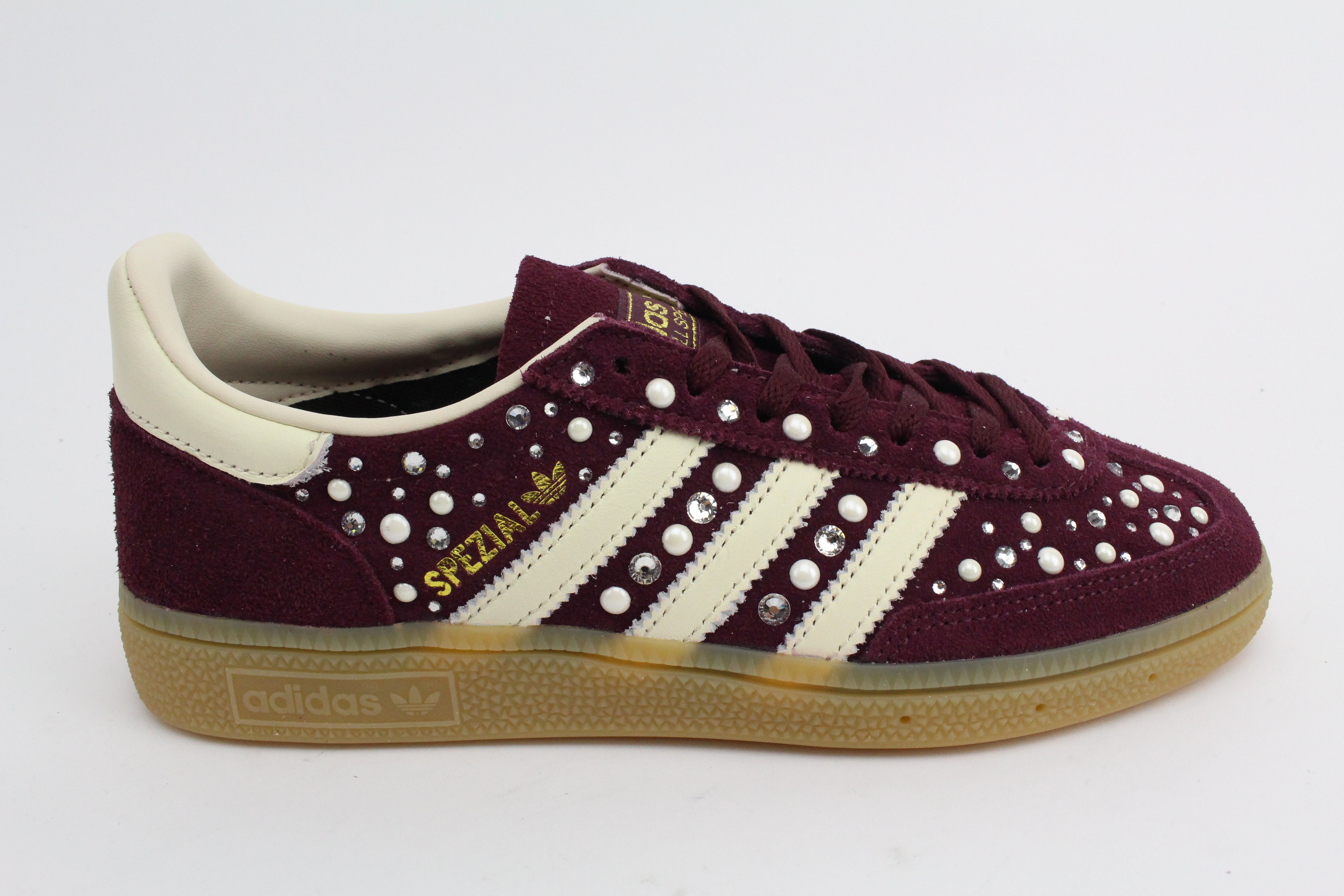 Adidas Original SPEZIAL MAROON/CREWHT Total Strass Termo e Perle