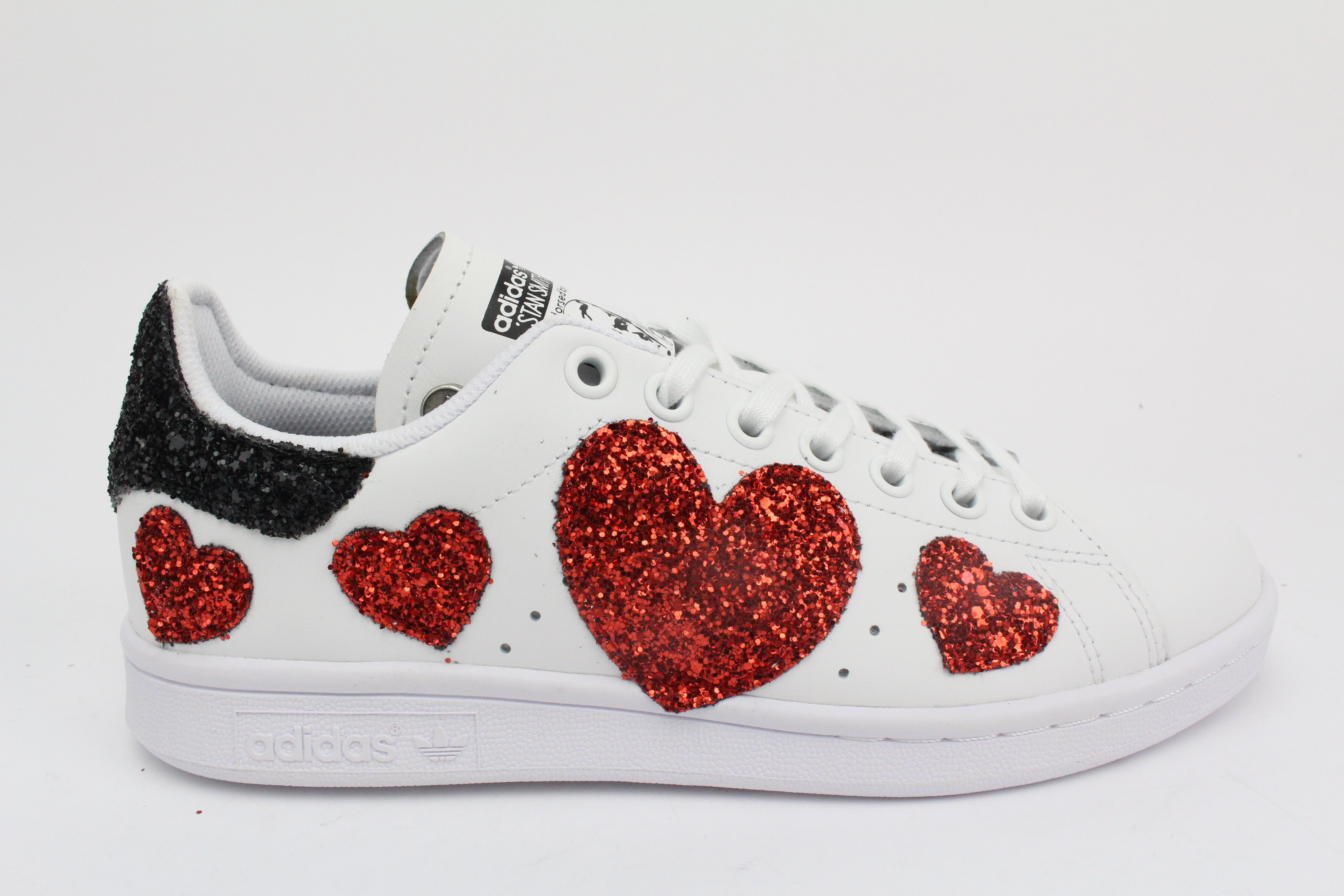 Adidas Stan Smith Cuori Rossi