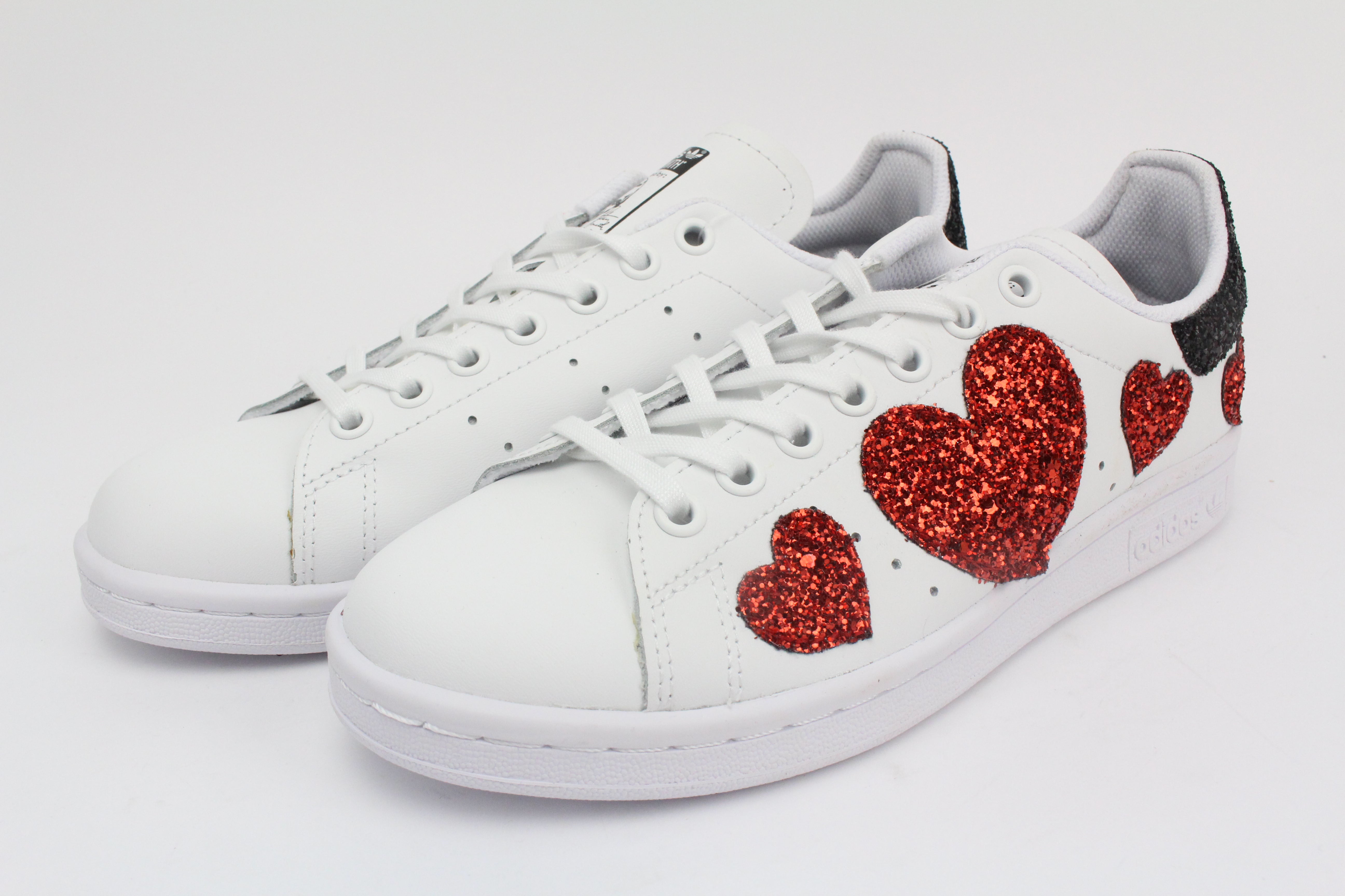 Adidas Stan Smith Cuori Rossi