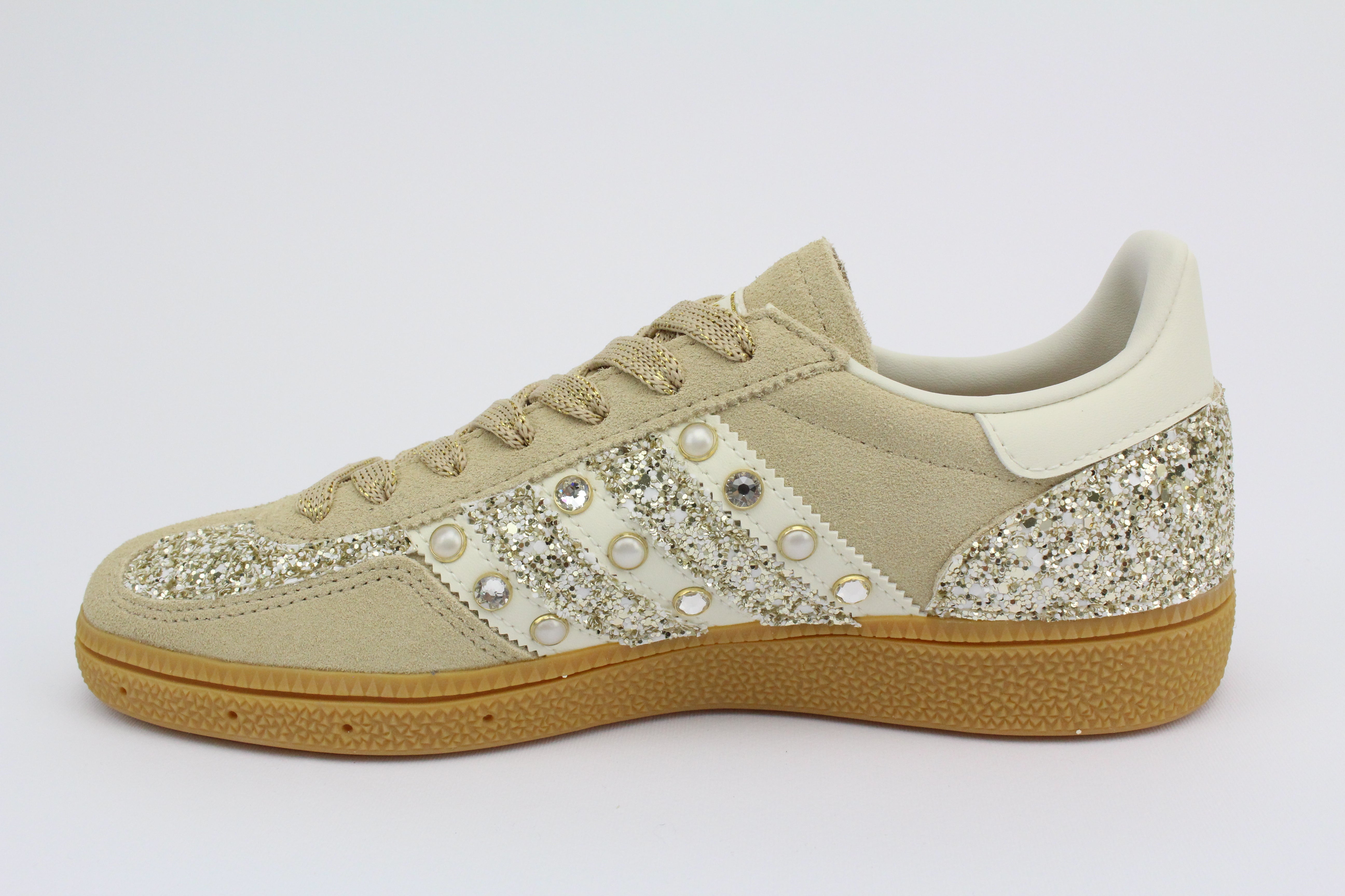 Adidas Original SPEZIAL MAGBEI/OWHITE Glitter Champagne & Perle