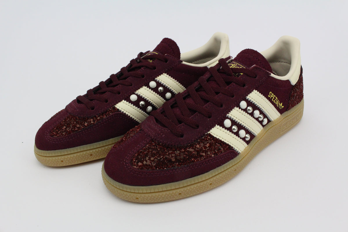 Adidas Original SPEZIAL MAROON/CREWHT glitter bordeaux perle & borchie