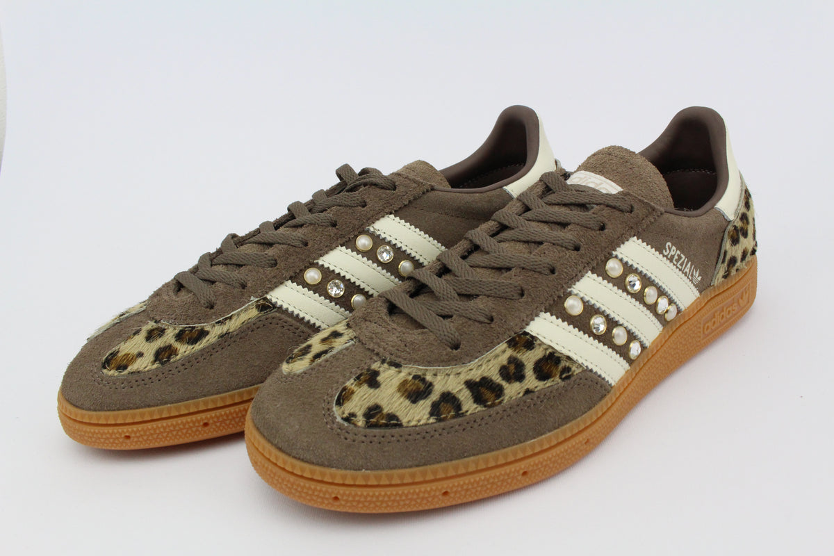 Adidas Original SPEZIAL Pelle Maculata borchie e strass