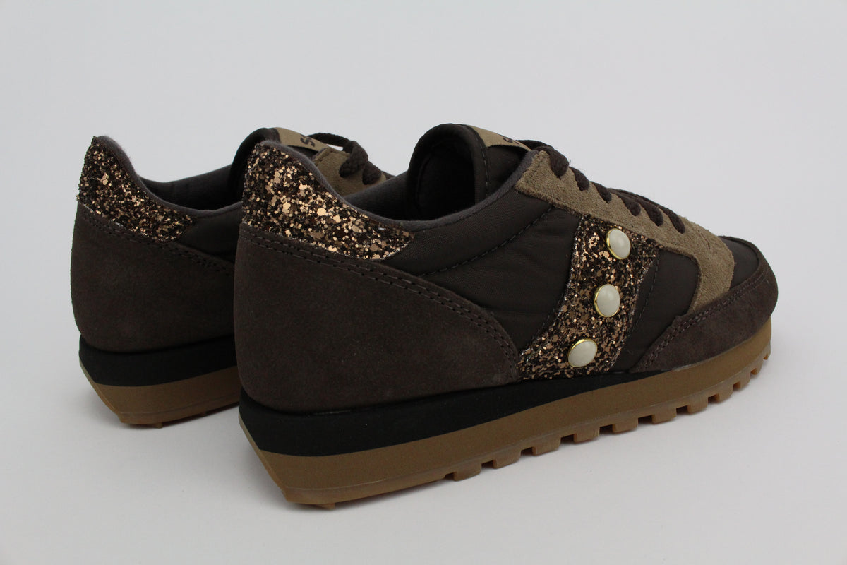 Saucony Jazz brown glitter e perle