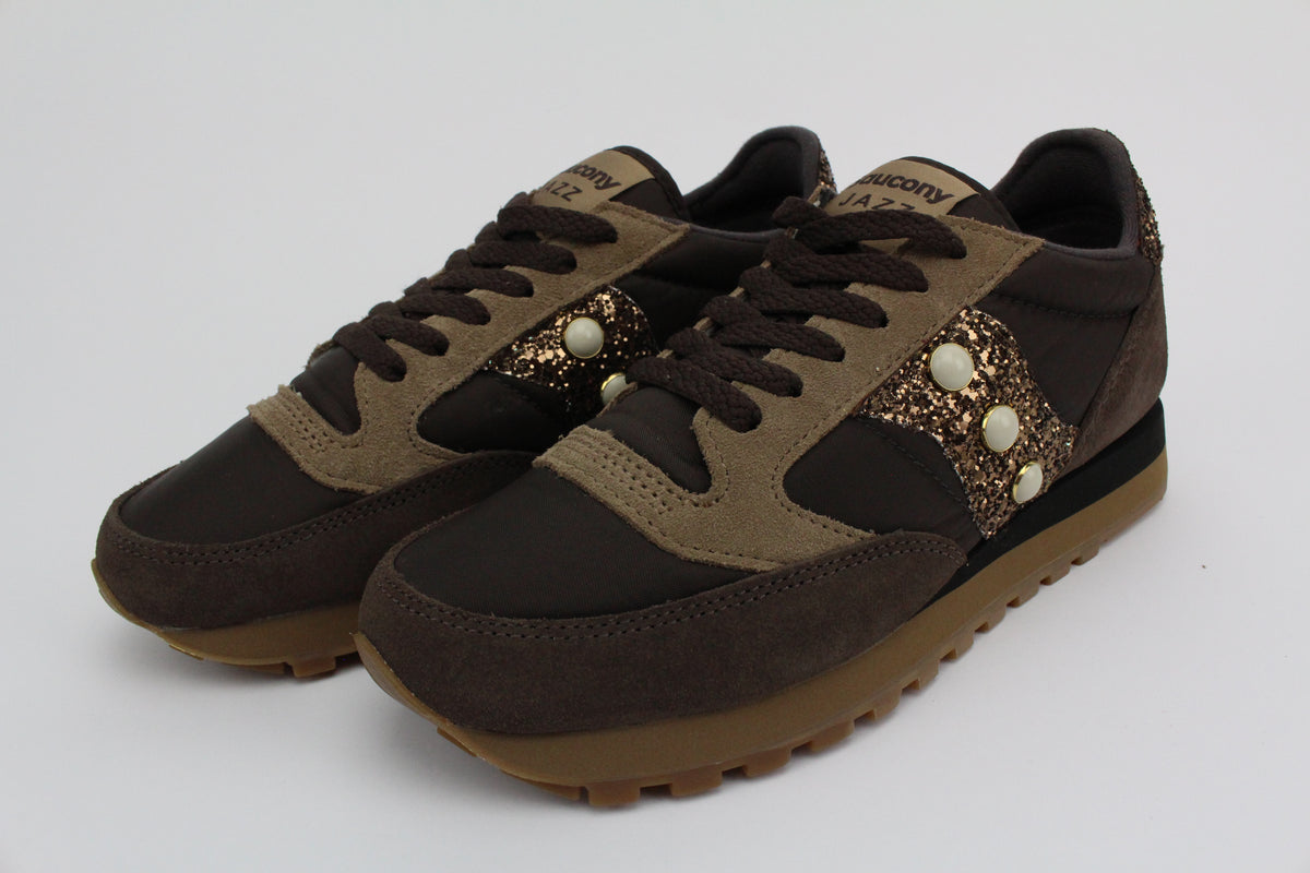 Saucony Jazz brown glitter e perle