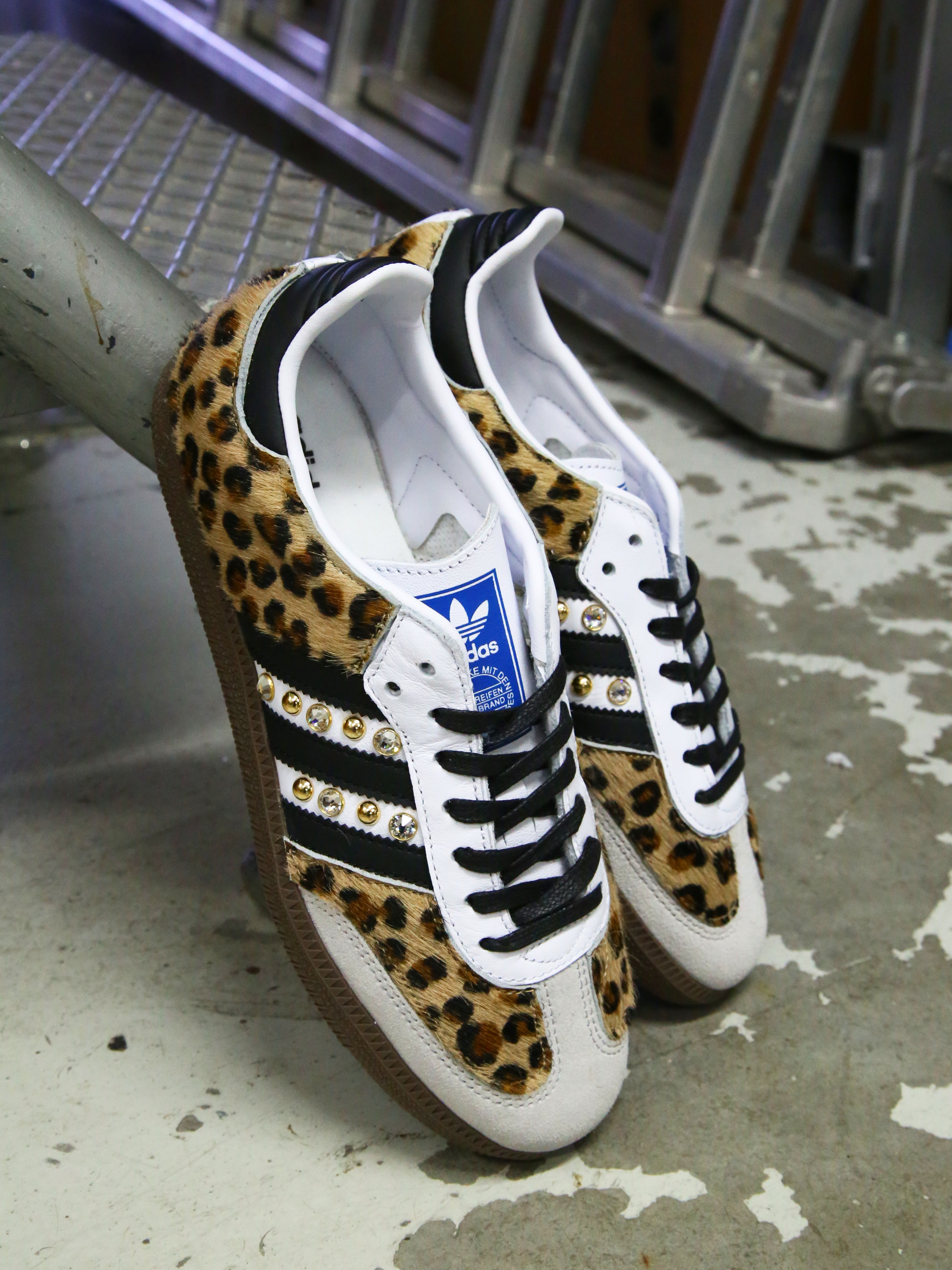 Adidas Original SAMBA Total Maculate & Strass Oro
