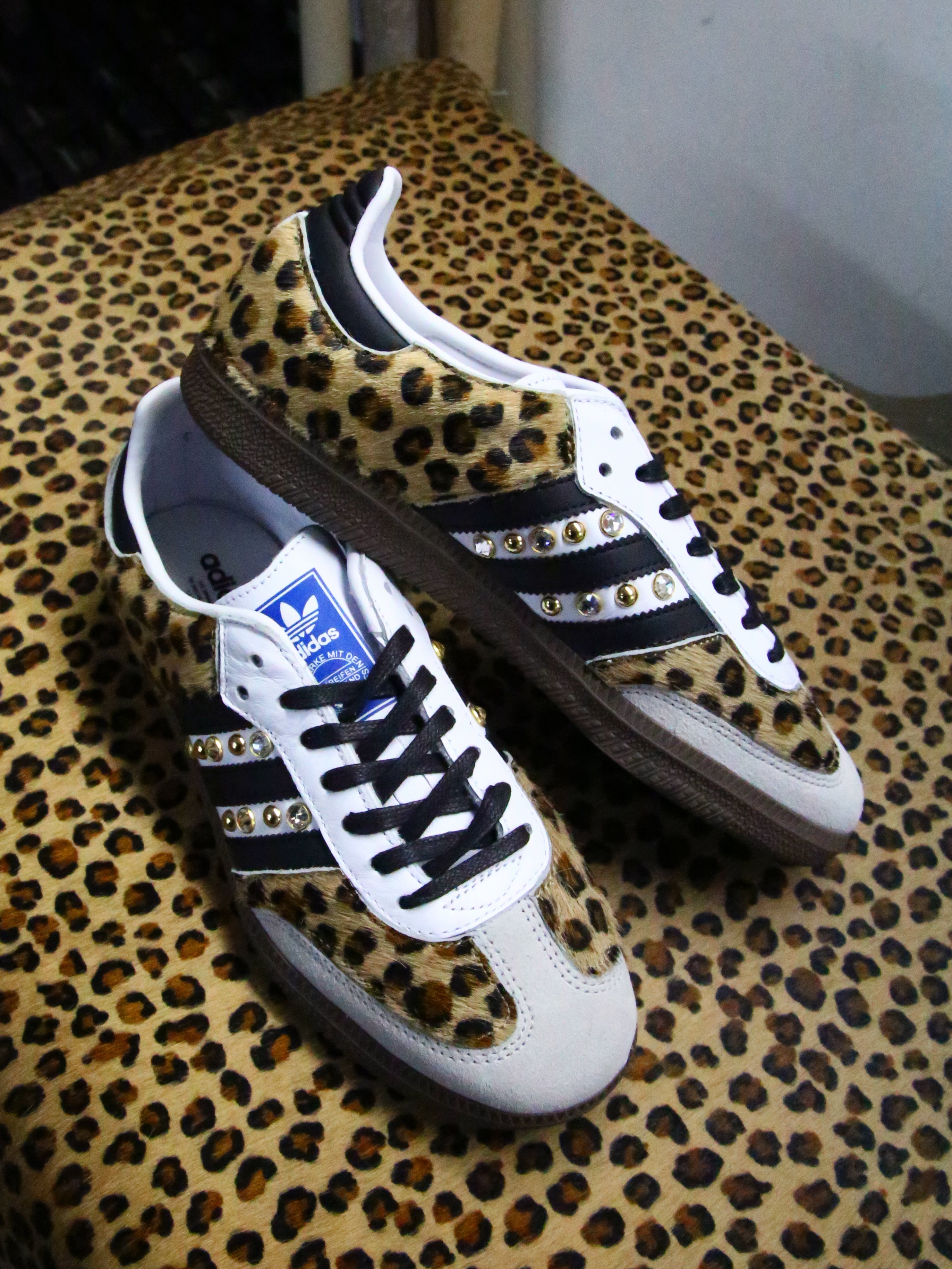 Adidas Original SAMBA Total Maculate & Strass Oro