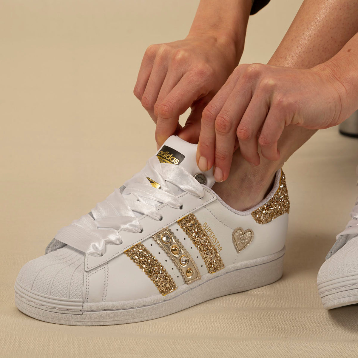 Otrain Glitter Adidas Superstars Uk Clearance Adidas Adidas Eqt