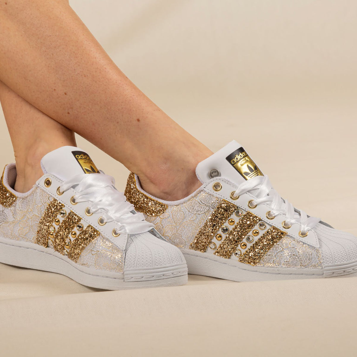 Ballodasola Adidas Superstar Glitter Shoes Ballodasola Adidas