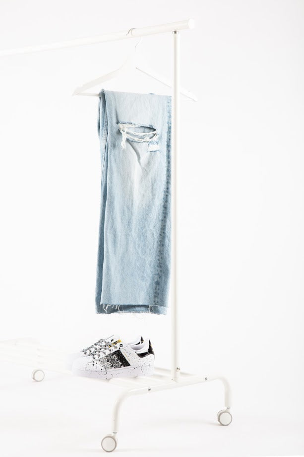Adidas Superstar Bold Glitter Silver Borchie & Vernice