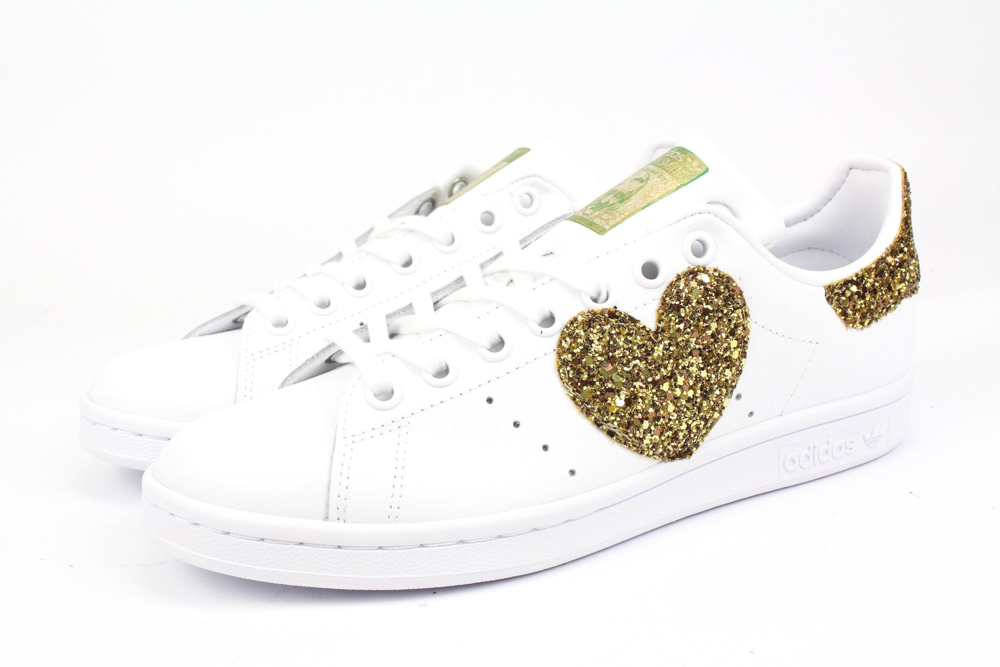 Adidas Stan Smith Heart Glitter Gold