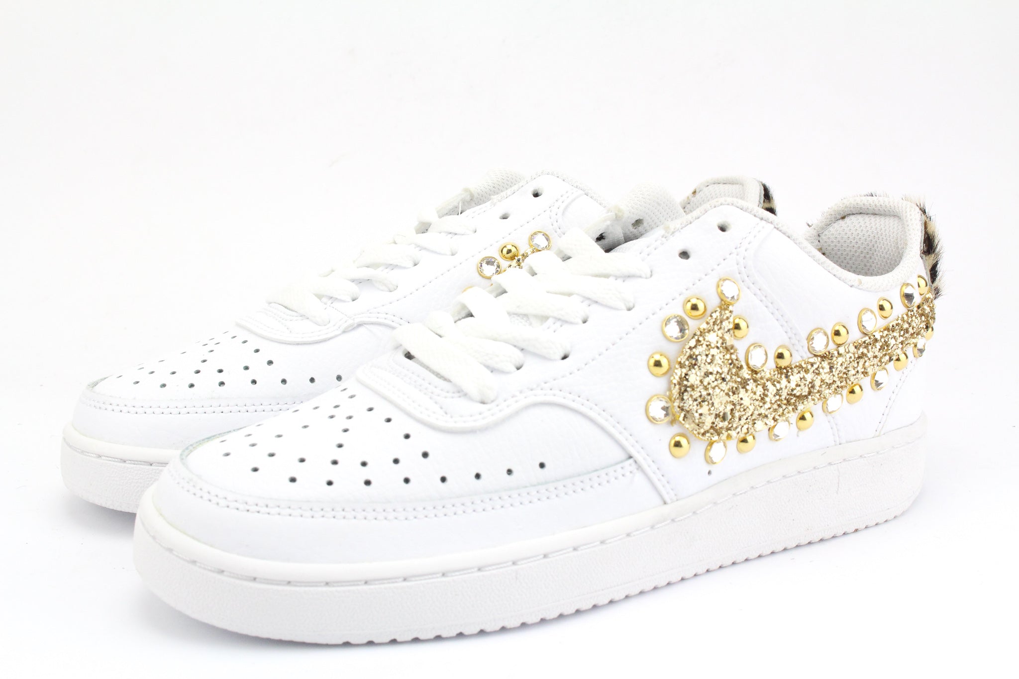 Nike Court Vision Low Maculate Gold Glitter & Strass