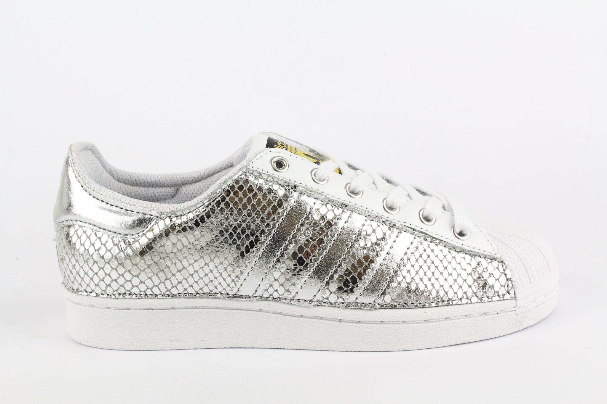 Adidas Superstar Total Silver Laminated Python
